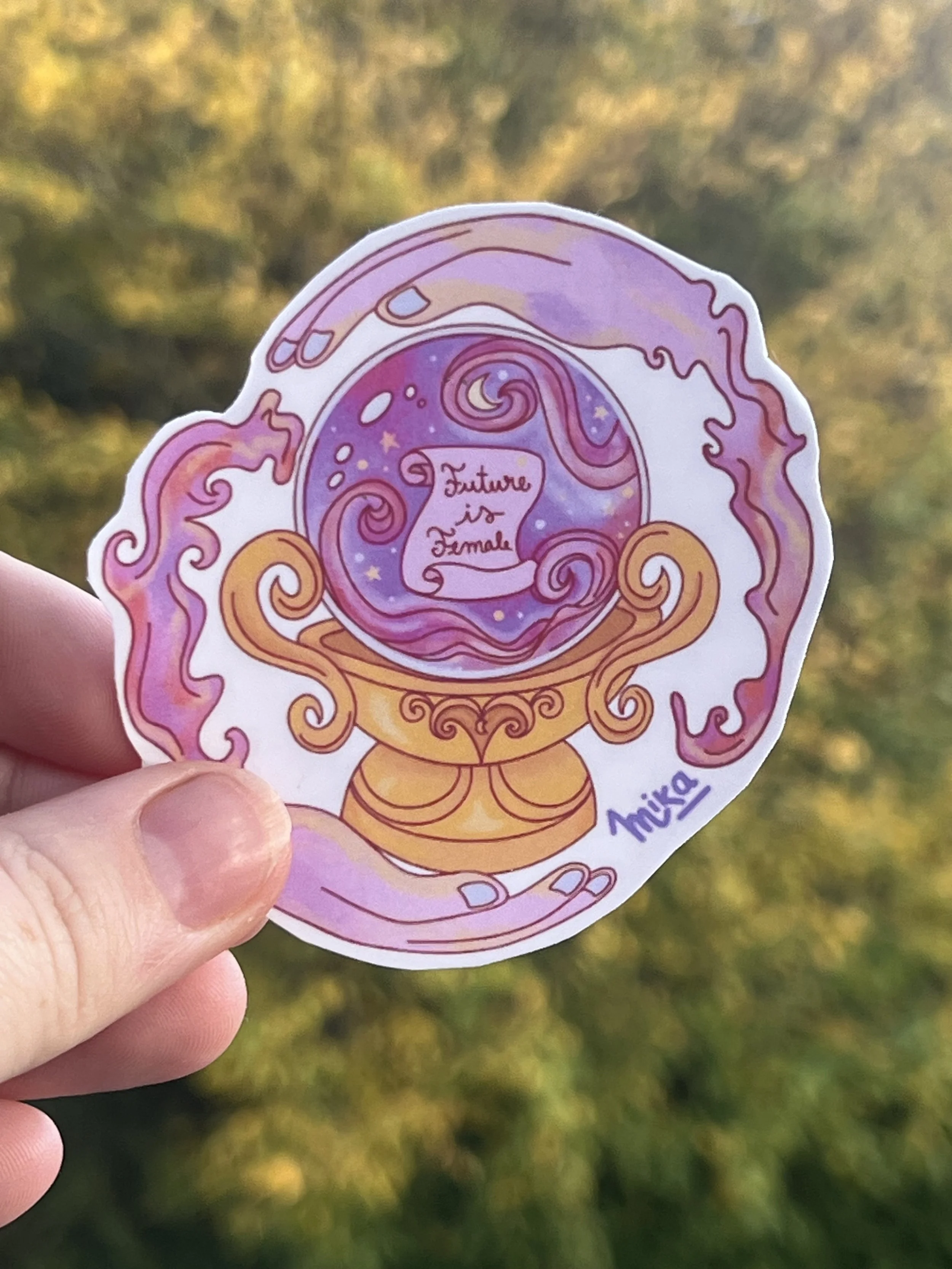 Stickers - 🔮 Boule de cristal : Future is Female