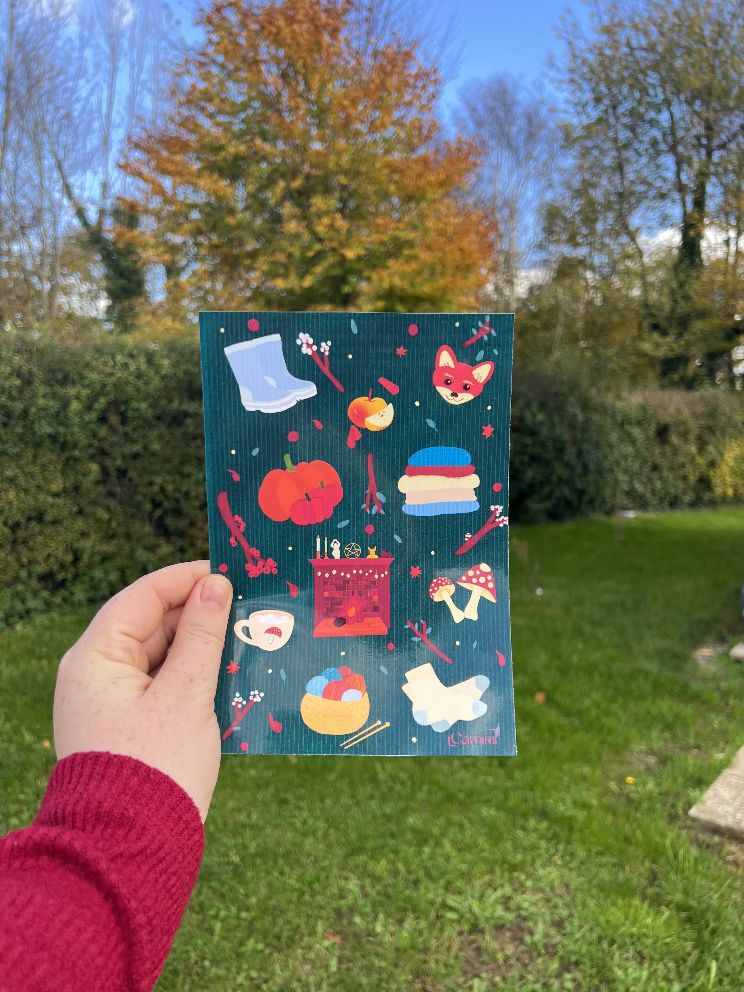 Print A5 🍄 Motif automnal