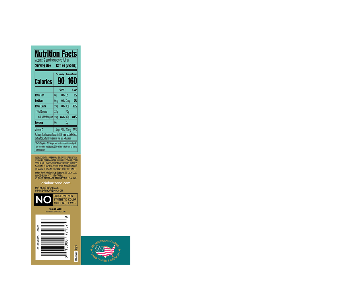 Nutrition Facts / Ingredients