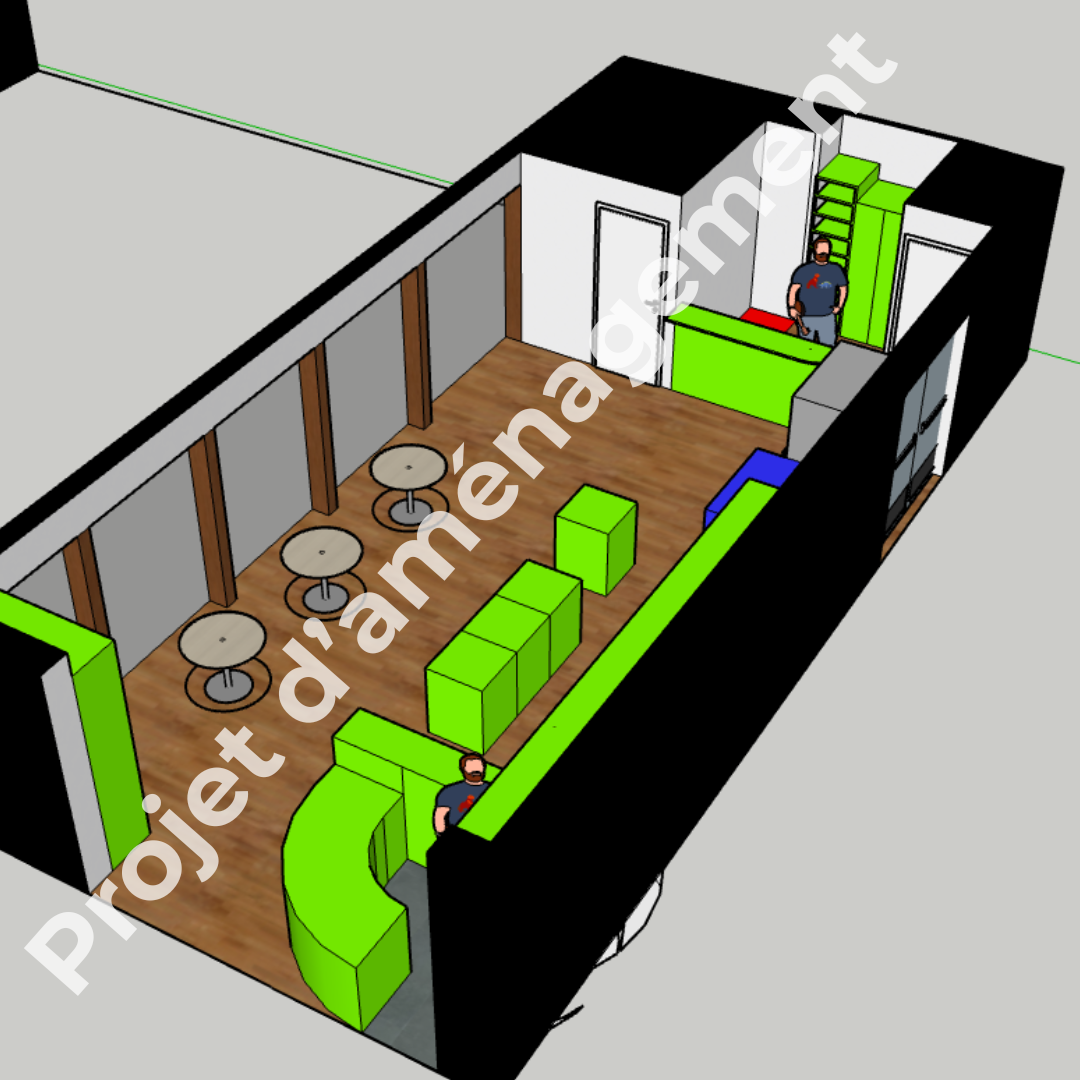 L’espace accueil-boutique-cafétéria du Centre ALGAE