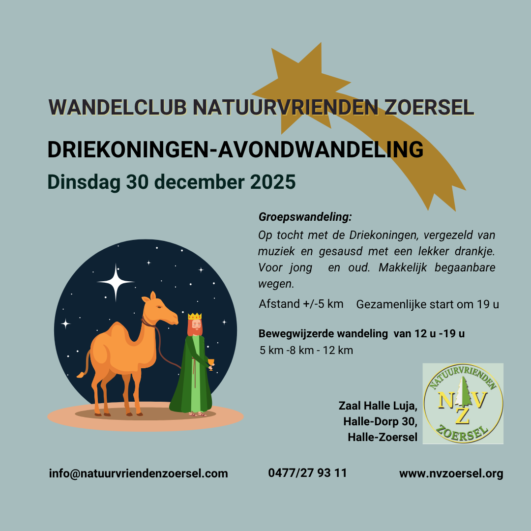 Driekoningen avondwandeling