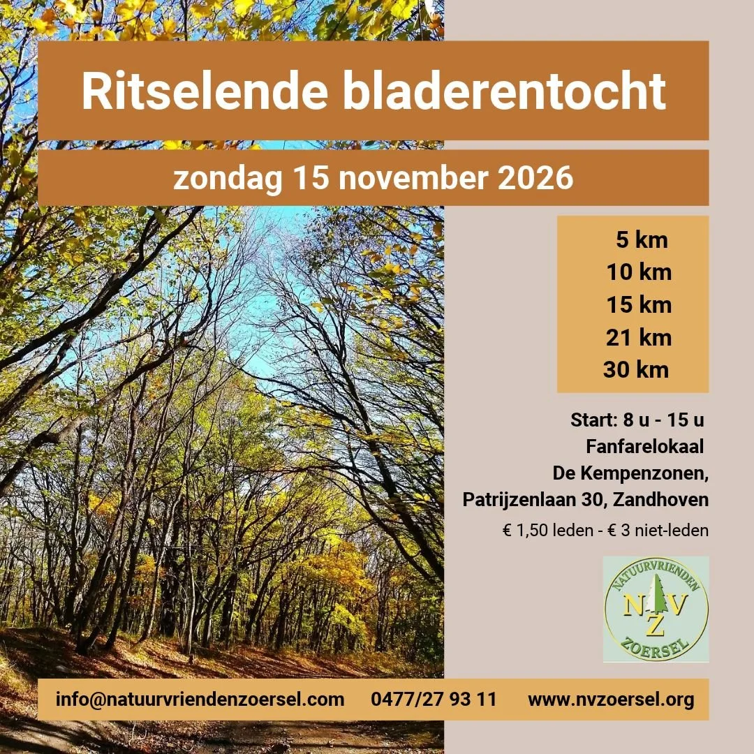 Ritselende bladerentocht