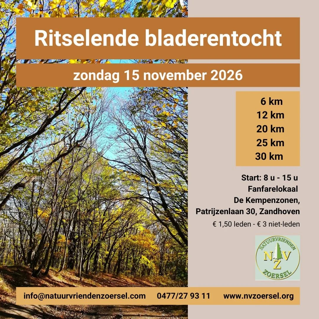 Ritselende bladerentocht