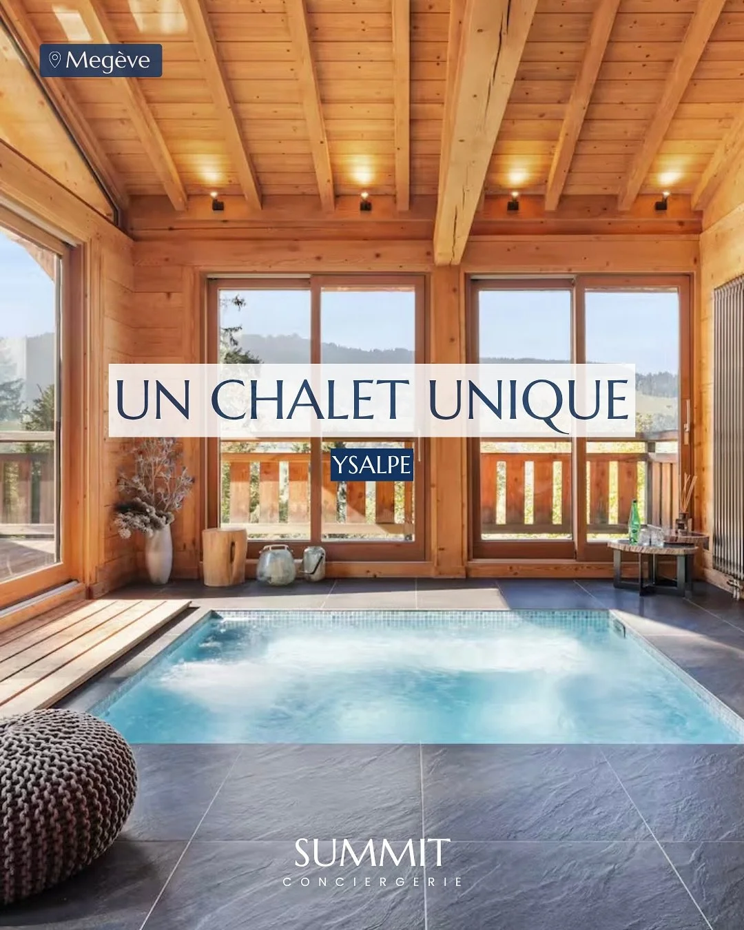 350 m&sup2; de confort, une vue montagne &agrave; couper le souffle 🫶🏻

Ce chalet d&rsquo;exception situ&eacute; &agrave; Meg&egrave;ve incarne l&rsquo;&eacute;l&eacute;gance alpine.
Tourn&eacute; vers les montagnes, il offre des espaces lumineux, 