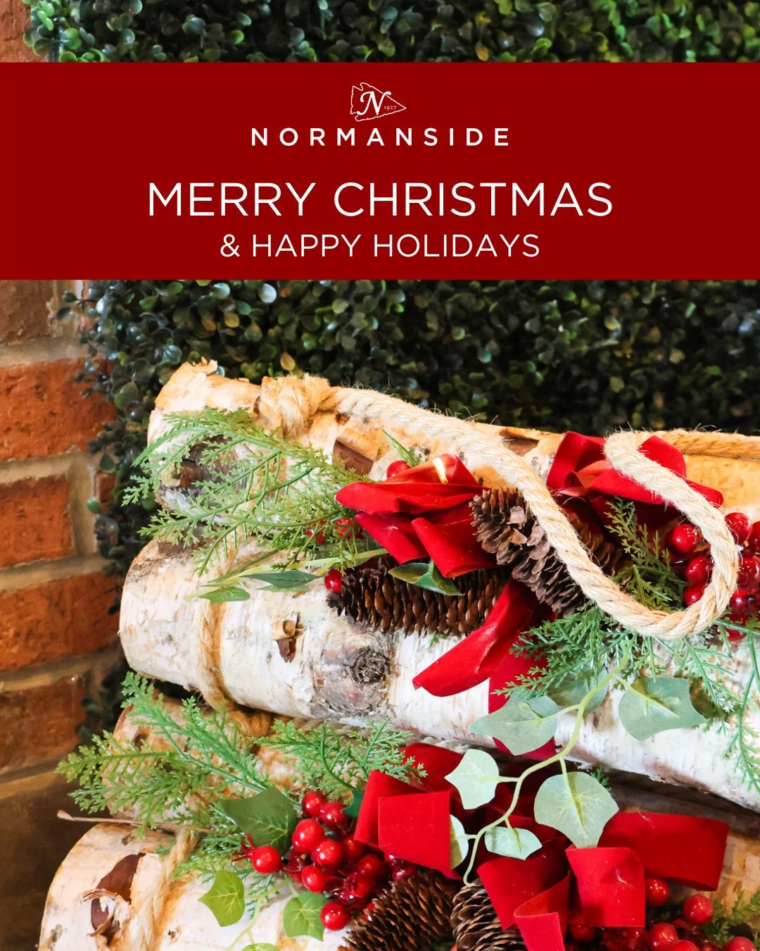 Happy Holidays from all of us at Normanside 🎄✨⁠