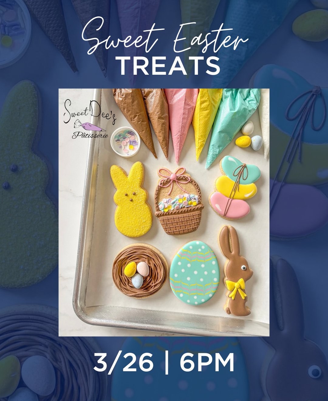 We&rsquo;re co-hosting a festive Easter Cookie Decorating Workshop at Normanside on Thursday, 3/26 at 6PM with @sweetdeespatisserie, and you&rsquo;re invited.⁠
⁠
Your ticket includes one beverage, with additional food and drinks available for purchas