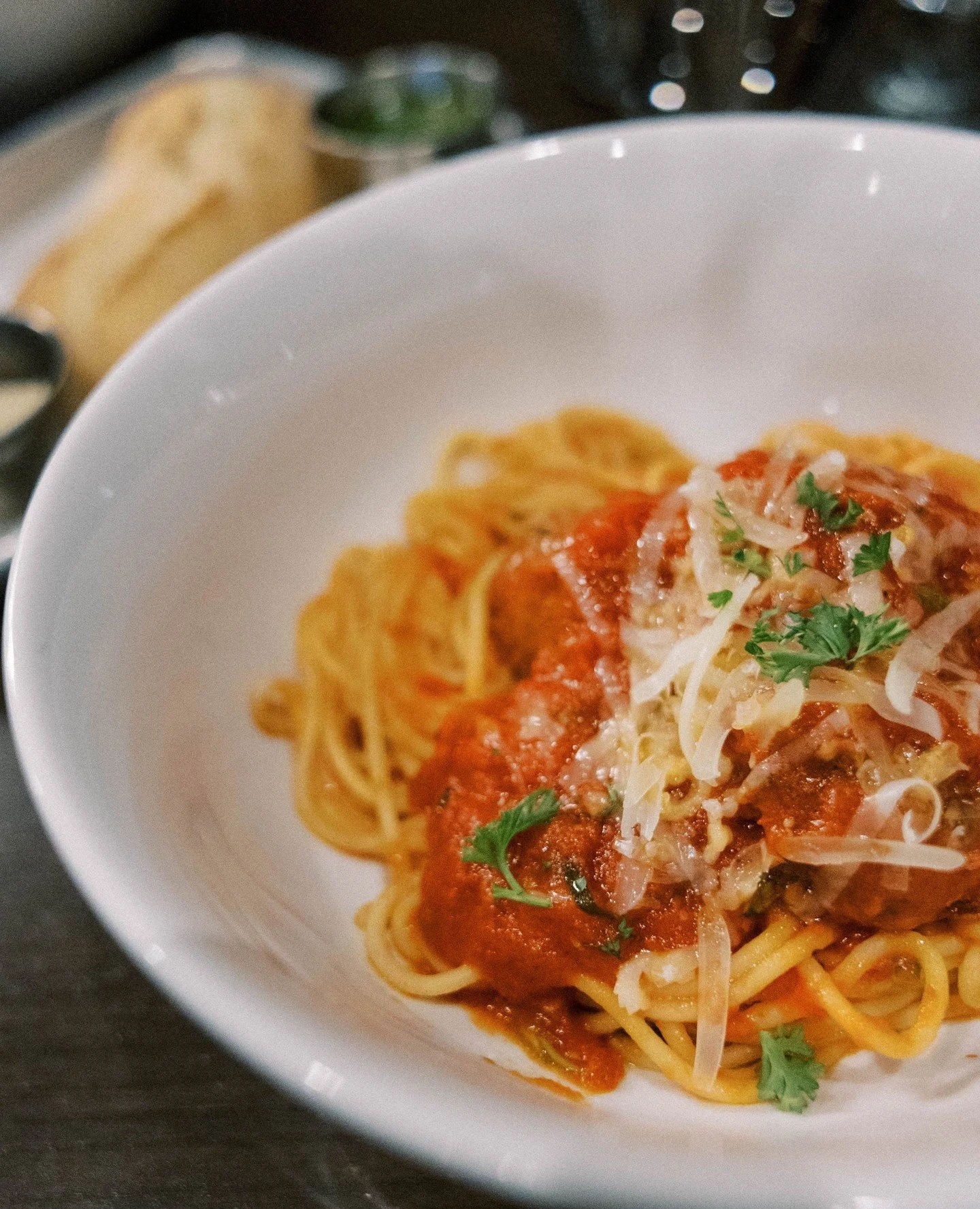 Spaghetti and meatball night, the kind of comfort we can all get behind 🍝⁠
Classic, cozy, and always a good idea. Join us tonight starting at 4PM.