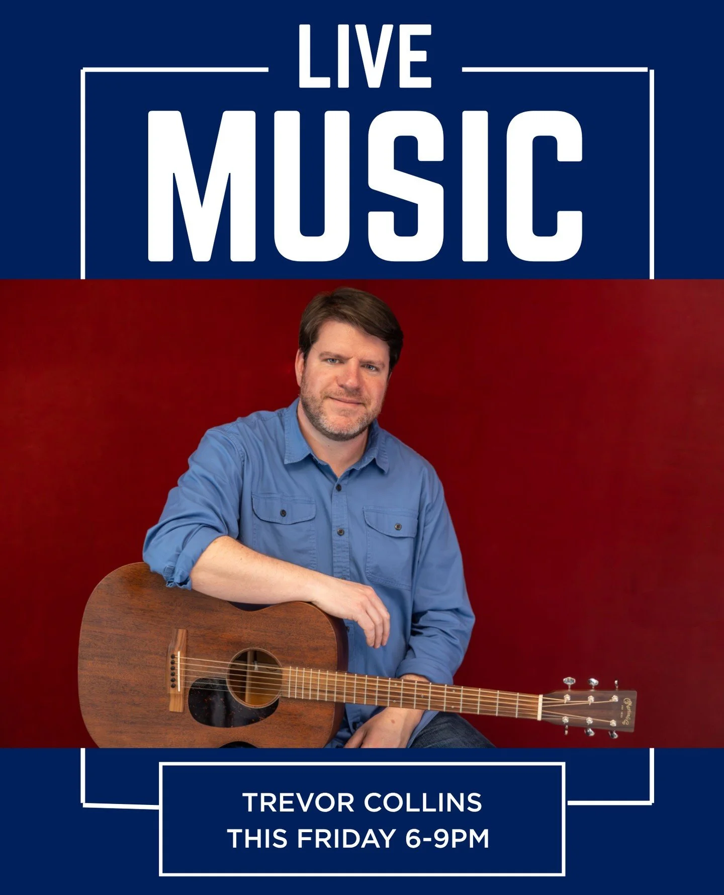LIVE MUSIC this Friday with Trevor Collins! Come hang at The Side.