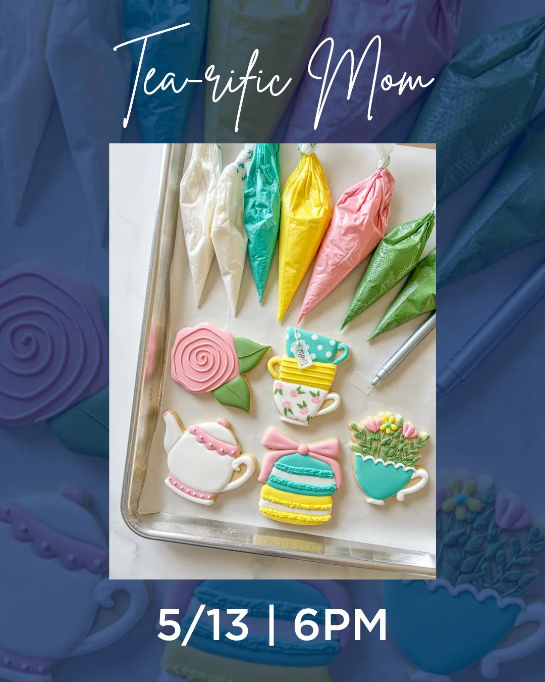 We had SO MUCH FUN last time.. we're doing it again!! ⁠
⁠
We're co-hosting a festive Mother's Day Cookie Decorating Workshop at Normanside on Wednesday, 5/13 at 6PM with @sweetdeespatisserie, and you're invited. ⁠
⁠
During this hands-on class, you'll