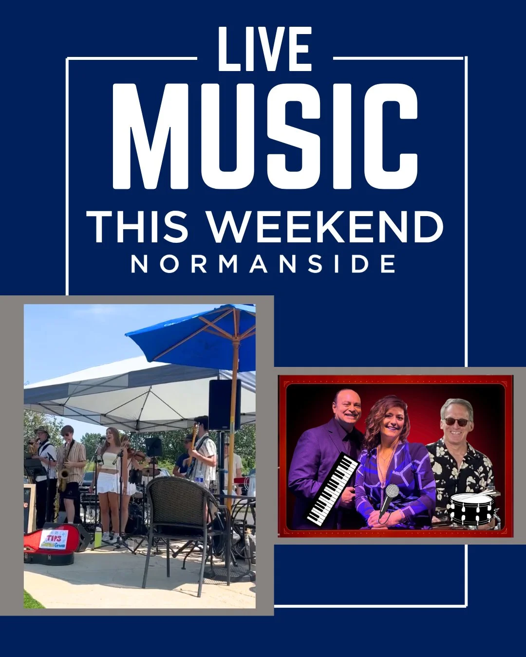 Live music is back this weekend at Normanside 🎶⁠
Cold drinks, good vibes, and the perfect soundtrack for your night.⁠
⁠
Reservations Recommended.