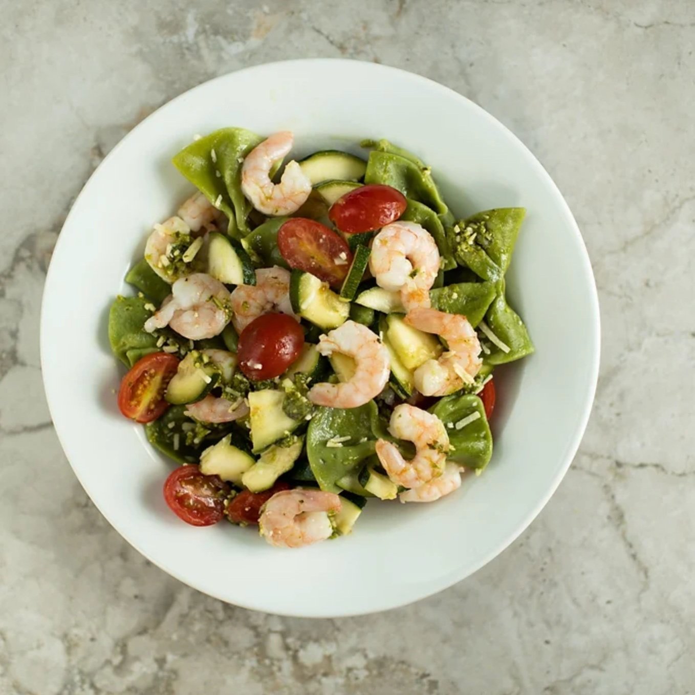 Mediterranean Shrimp Pasta