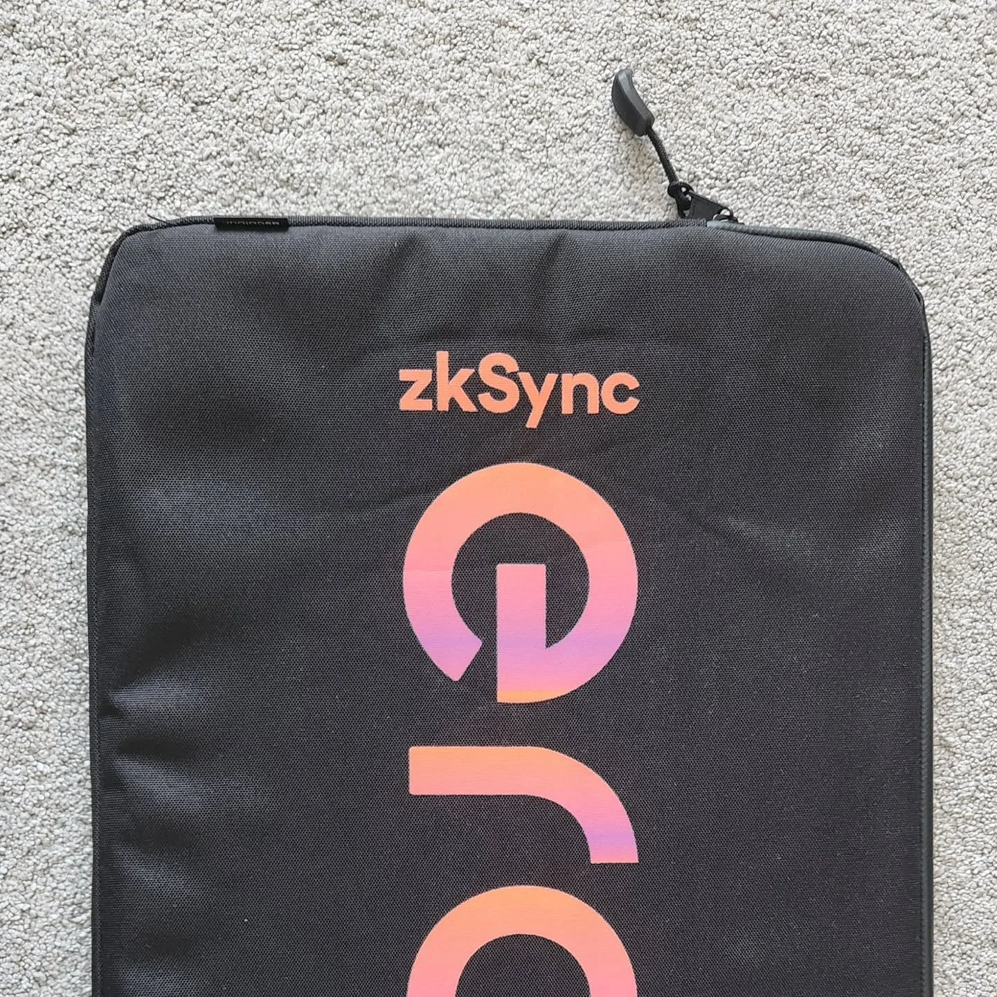 zkSync Era padded laptop sleeve, large.