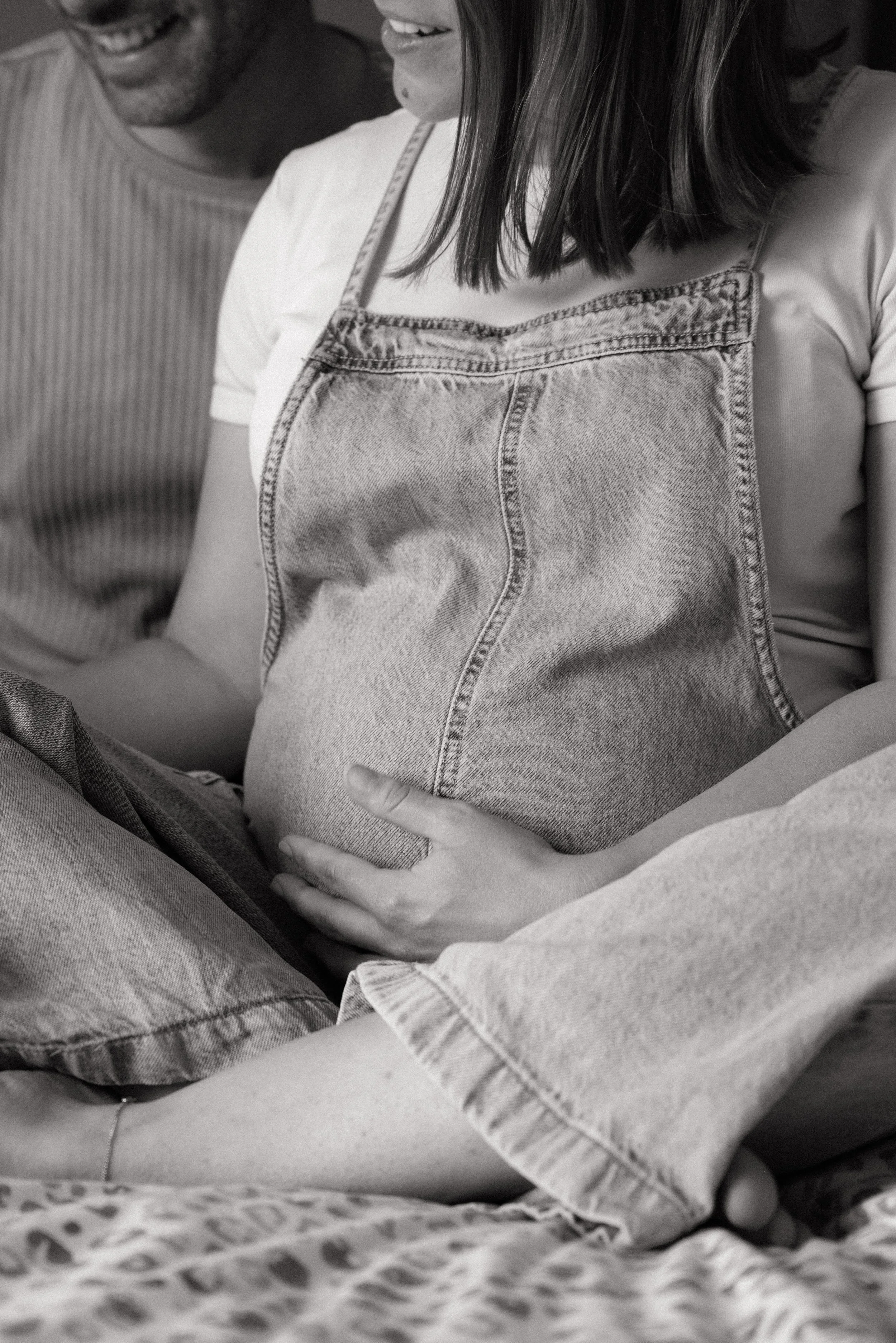 le ventre d'une femme enceinte