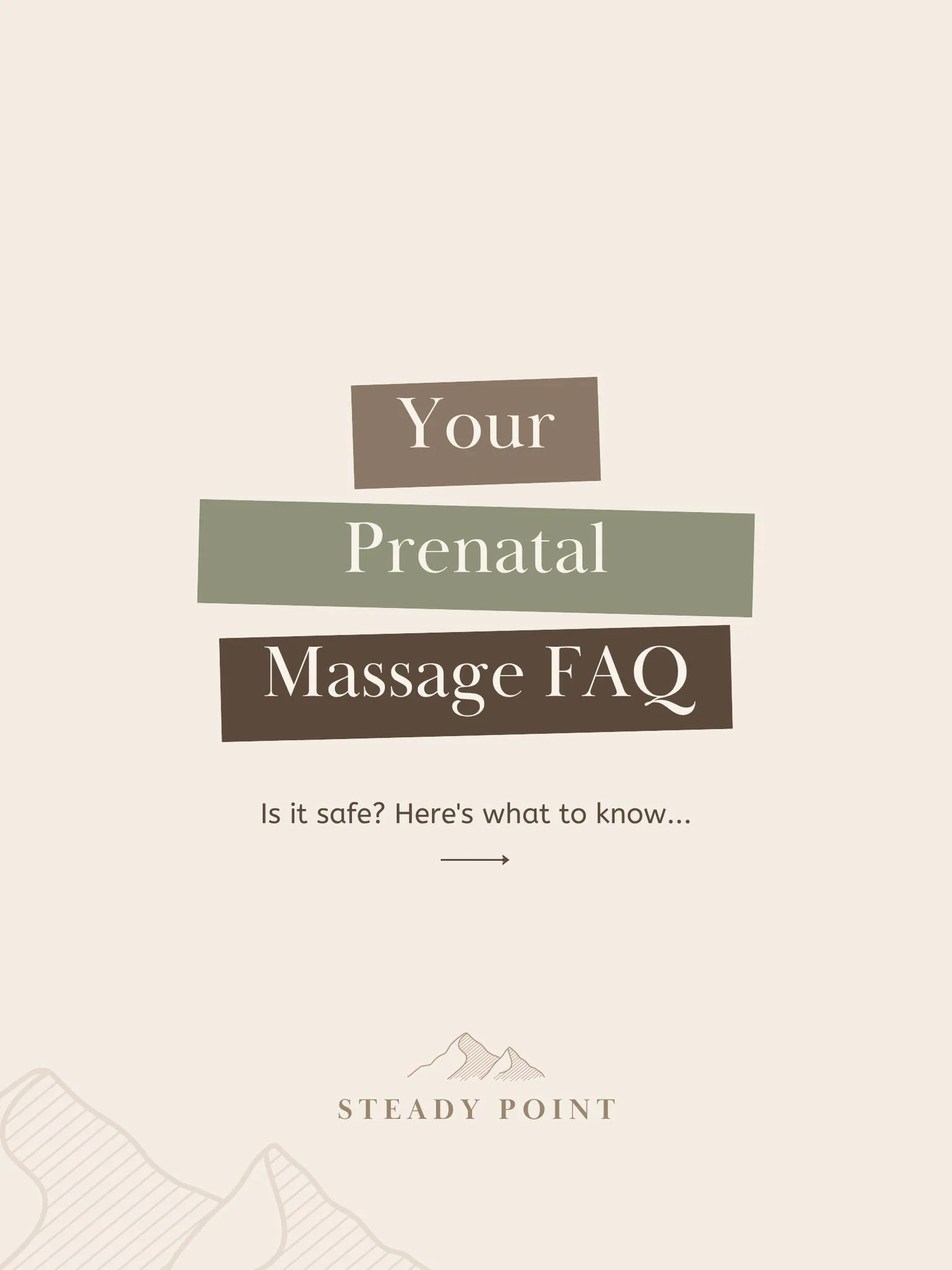 Is it safe to get a massage while you&rsquo;re pregnant? 🤰

For most healthy pregnancies, yes. Our RMTs adjust everything for pregnancy: you lie on your side, supported by pillows, and the pressure is always your call.

Expecting parents often come 