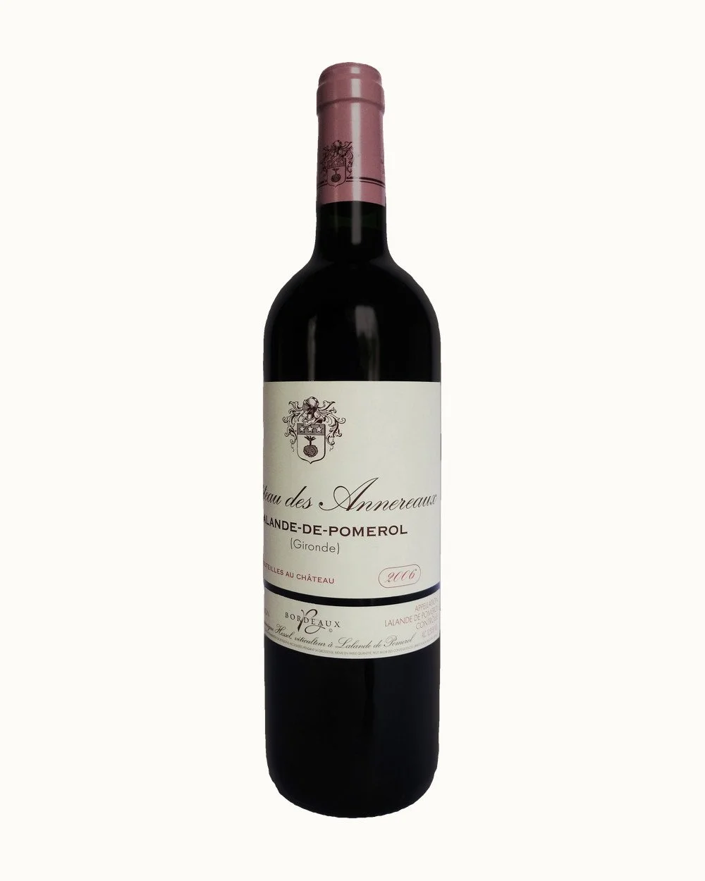 Bouteille de Château des Annereaux 2006, Lalande-de-Pomerol