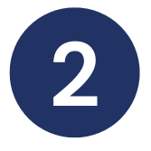 Number 2 inside a blue circle