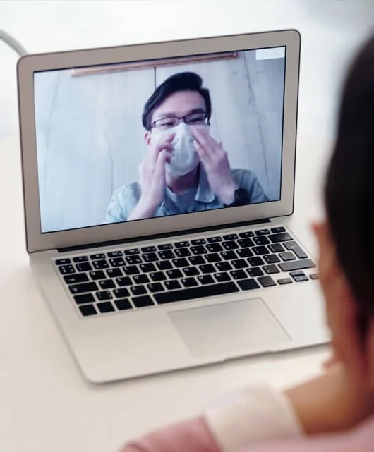 Image: Face on an operating table