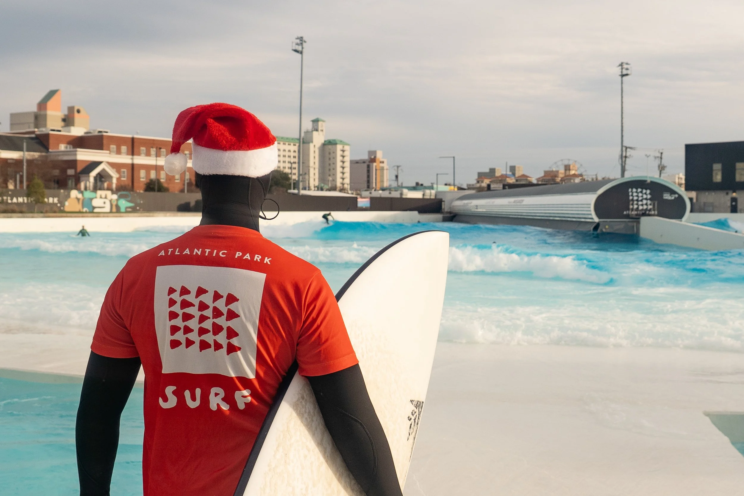 Surf with Santa