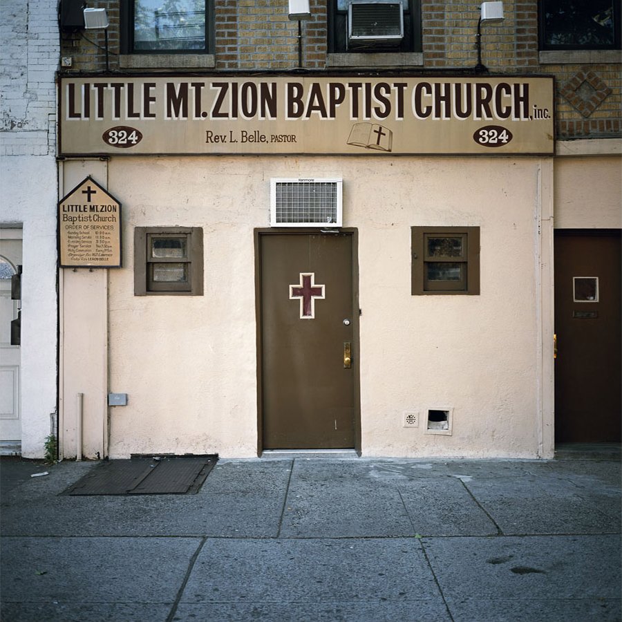 Little Mt. Zion Baptist Church, Brooklyn, Chromogenic print, 10 x 10 inches, 2011