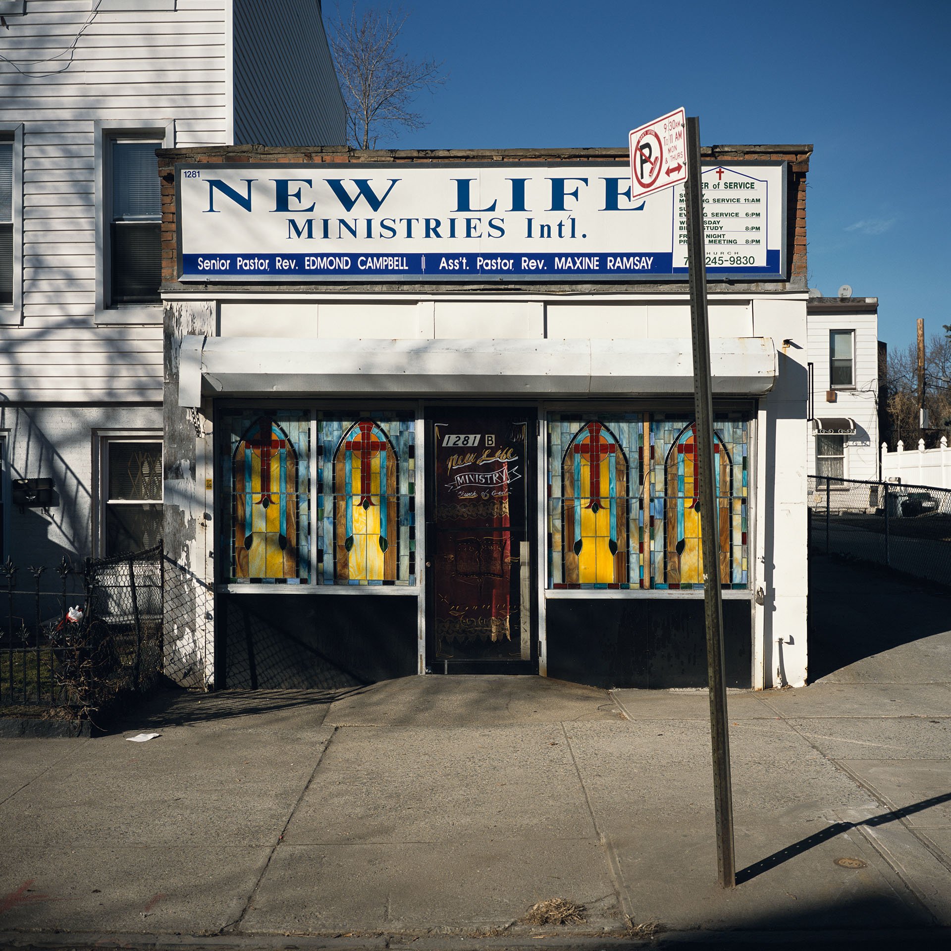 New Life Ministries, Cibachrome print, 10 x 10 inches, 2011