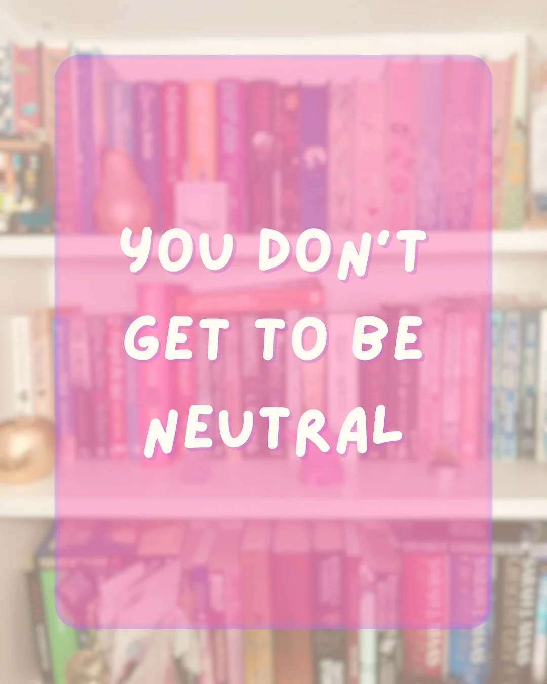 n o  n e u t r a l i t y
Today’s post was going to be another hint about the title of my new book, but then I got in a fight with someone who decided a “discussion post” on enjoying HP was a great idea.
I’m probably overdue