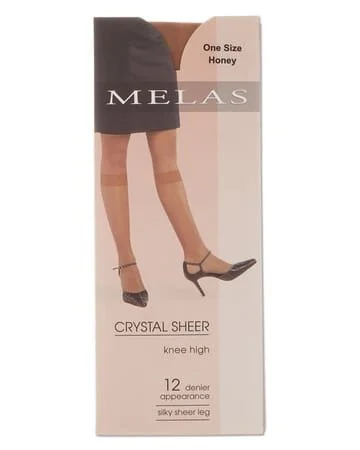 Melas Crystal Sheer Knee High 12 Denier