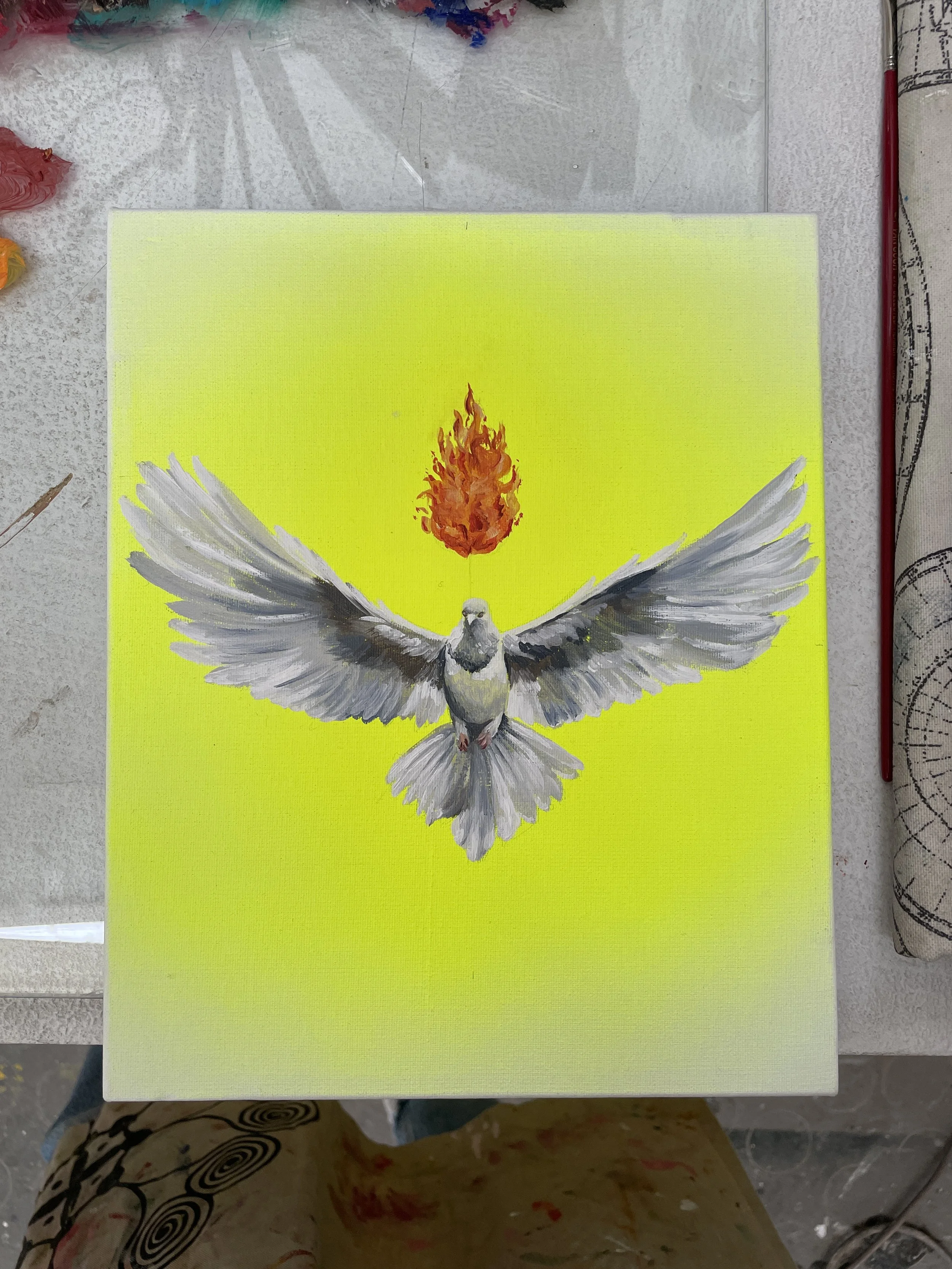 De vírgenes y santos