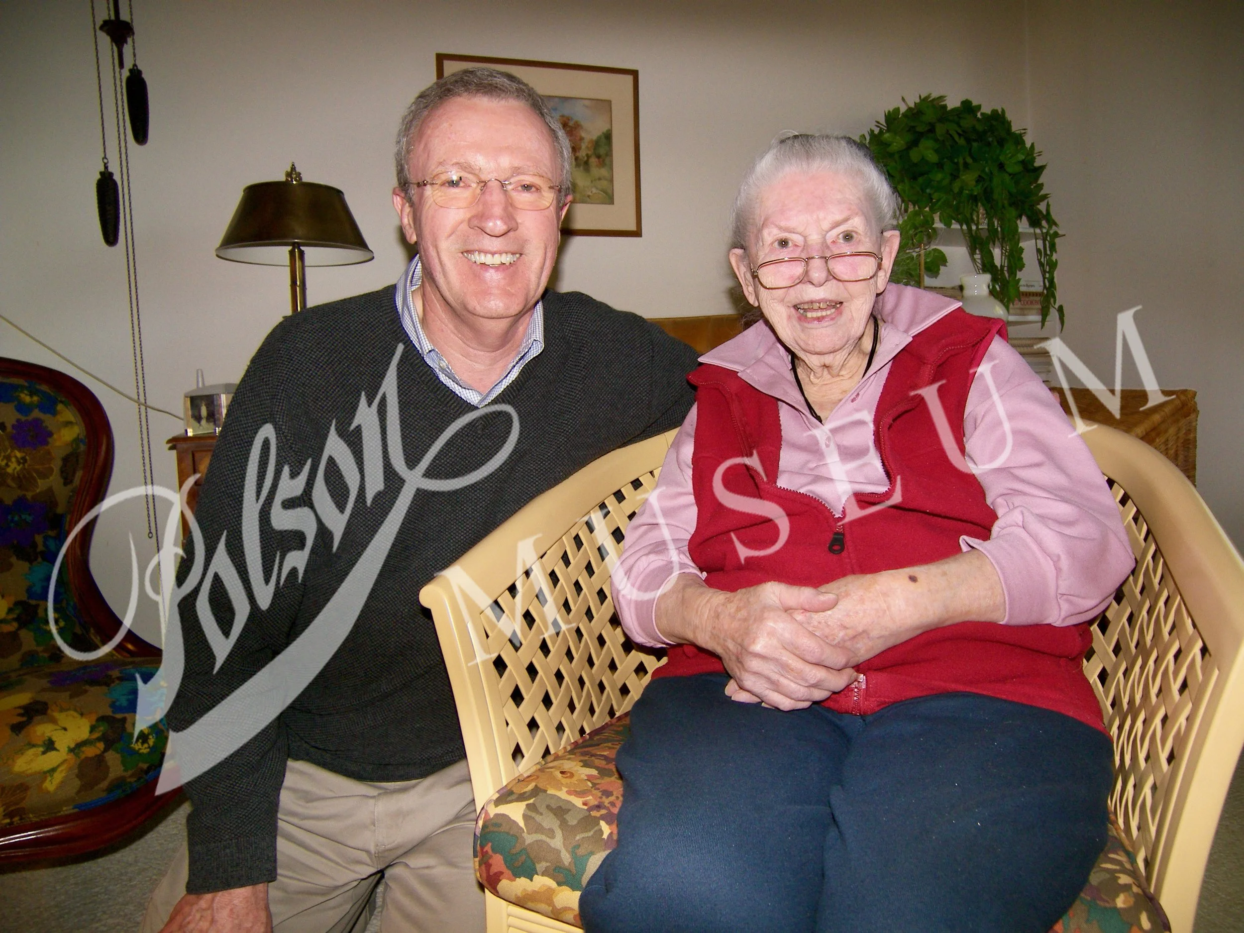Tom Quigg and Gertrude Backstrom (age 95) Tom Quigg photo