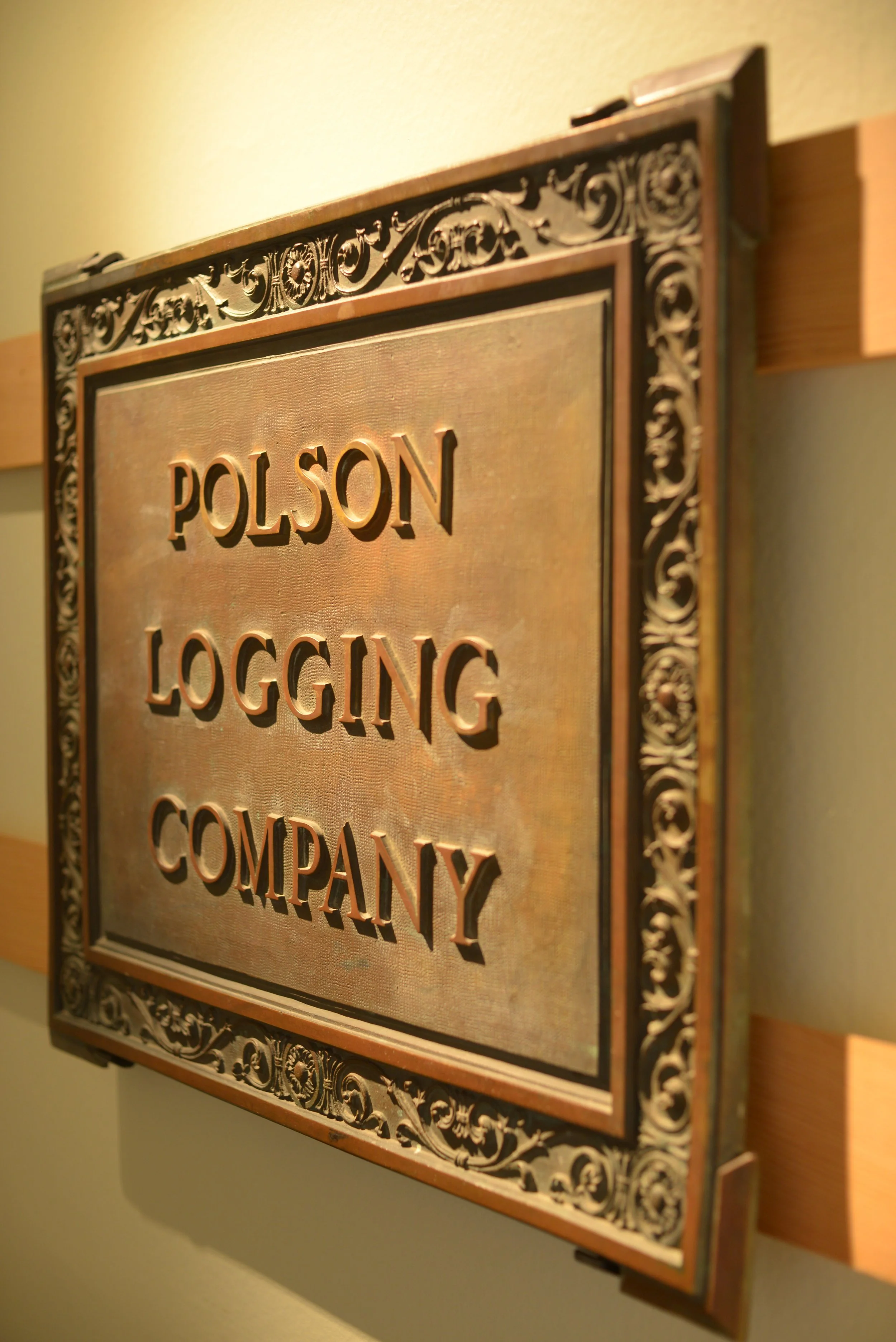 Polson Logging Company Sign