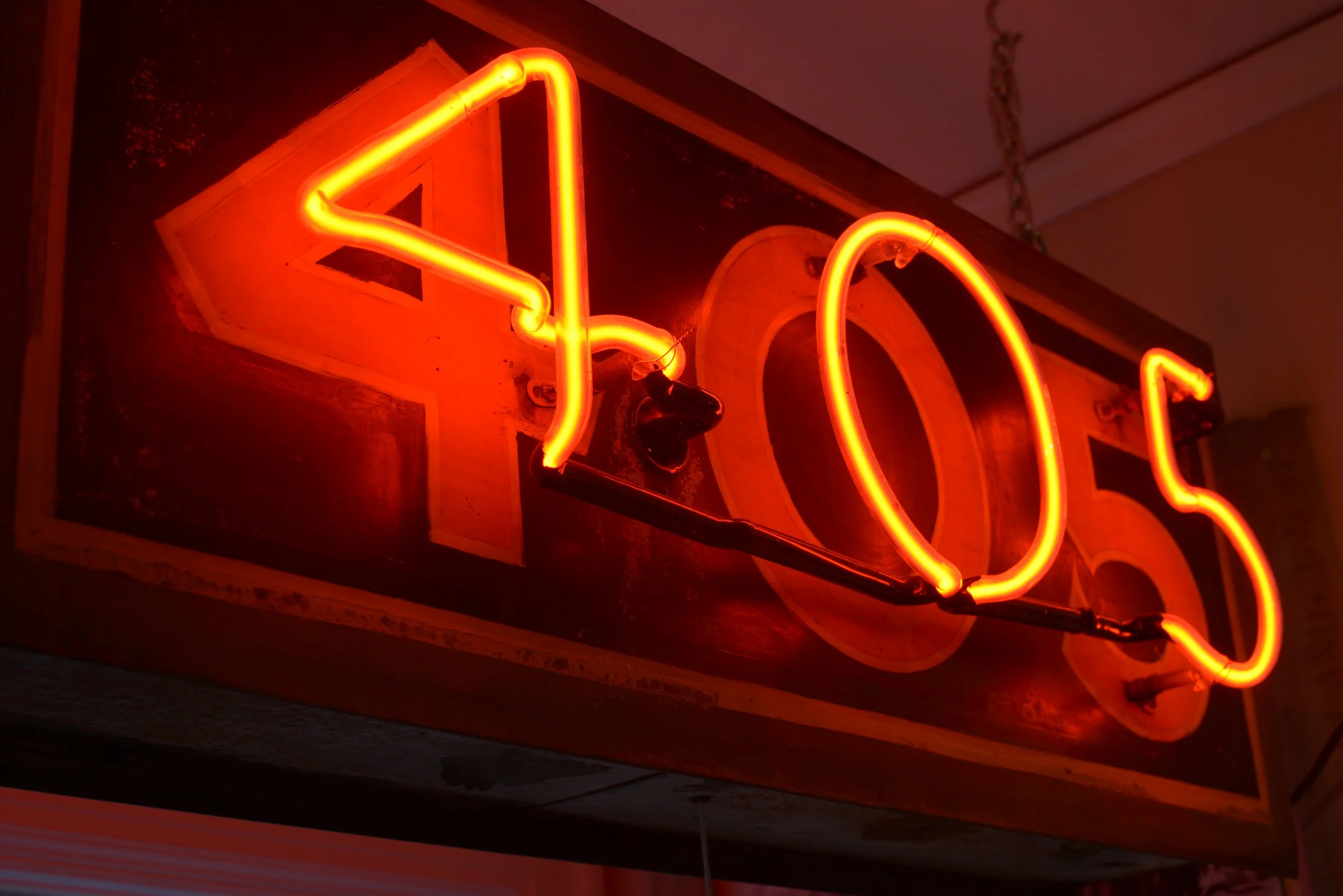 historical neon sign
