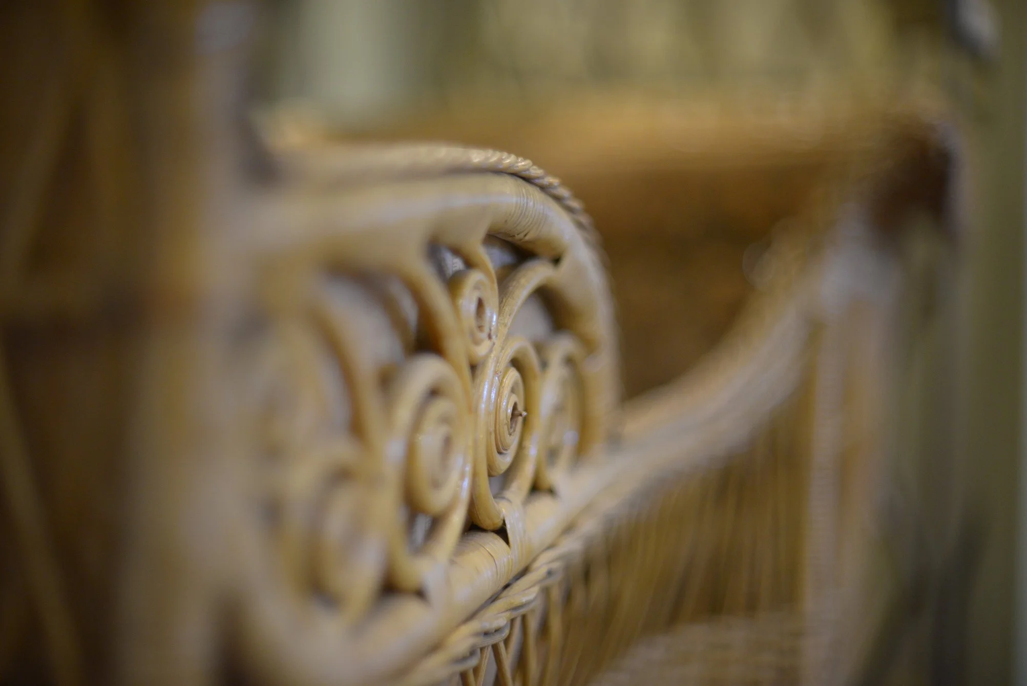 Detail of our rare Heywood triplet carriage