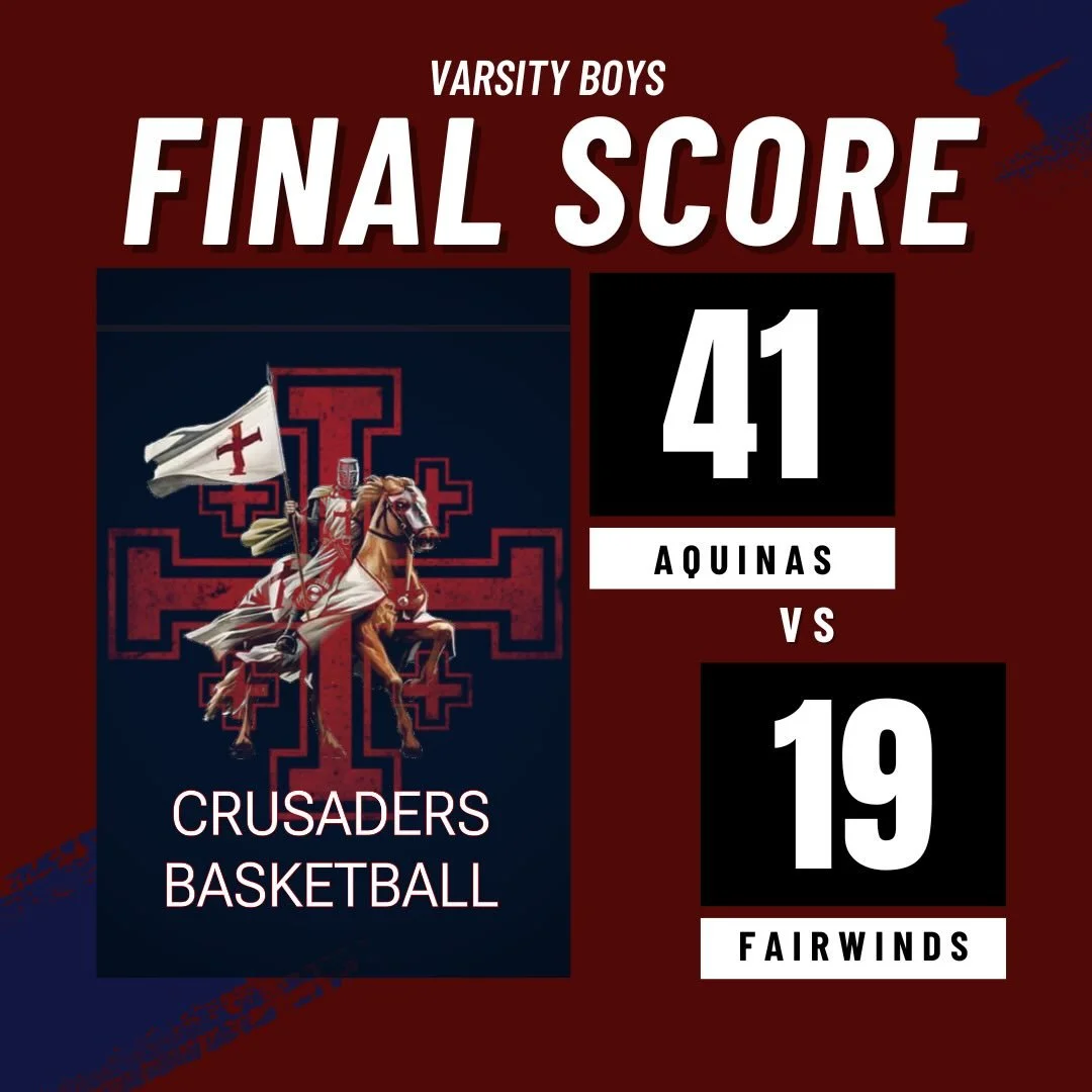 Final score for Varsity Boys!!