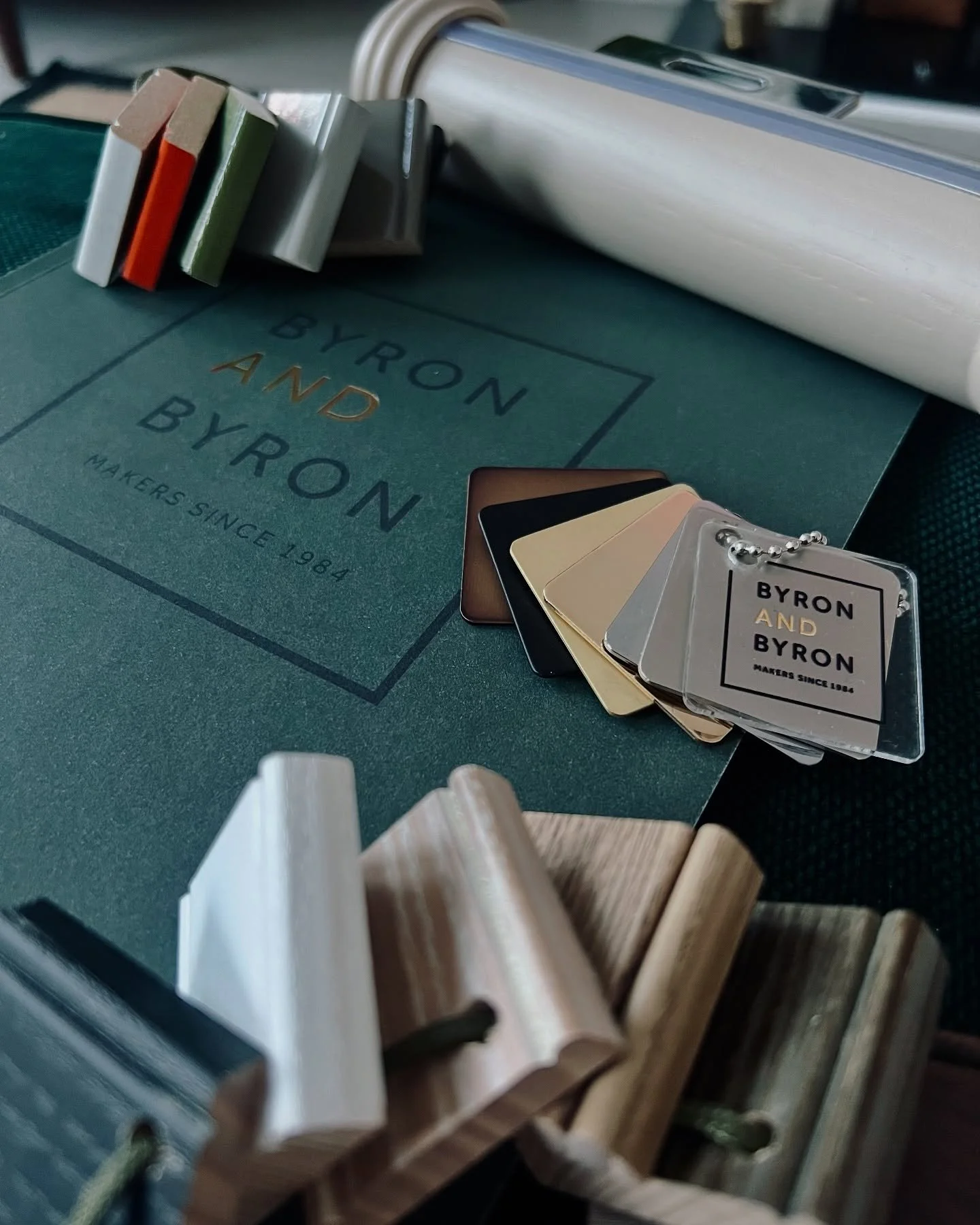 Shiny new brand day at Atlantic Interiors Agency! @byronandbyronltd have produced handcrafted curtain poles in London since 1984. Their bespoke service is unmatched and brings window treatments to life with traditional, organically aged wood to decor