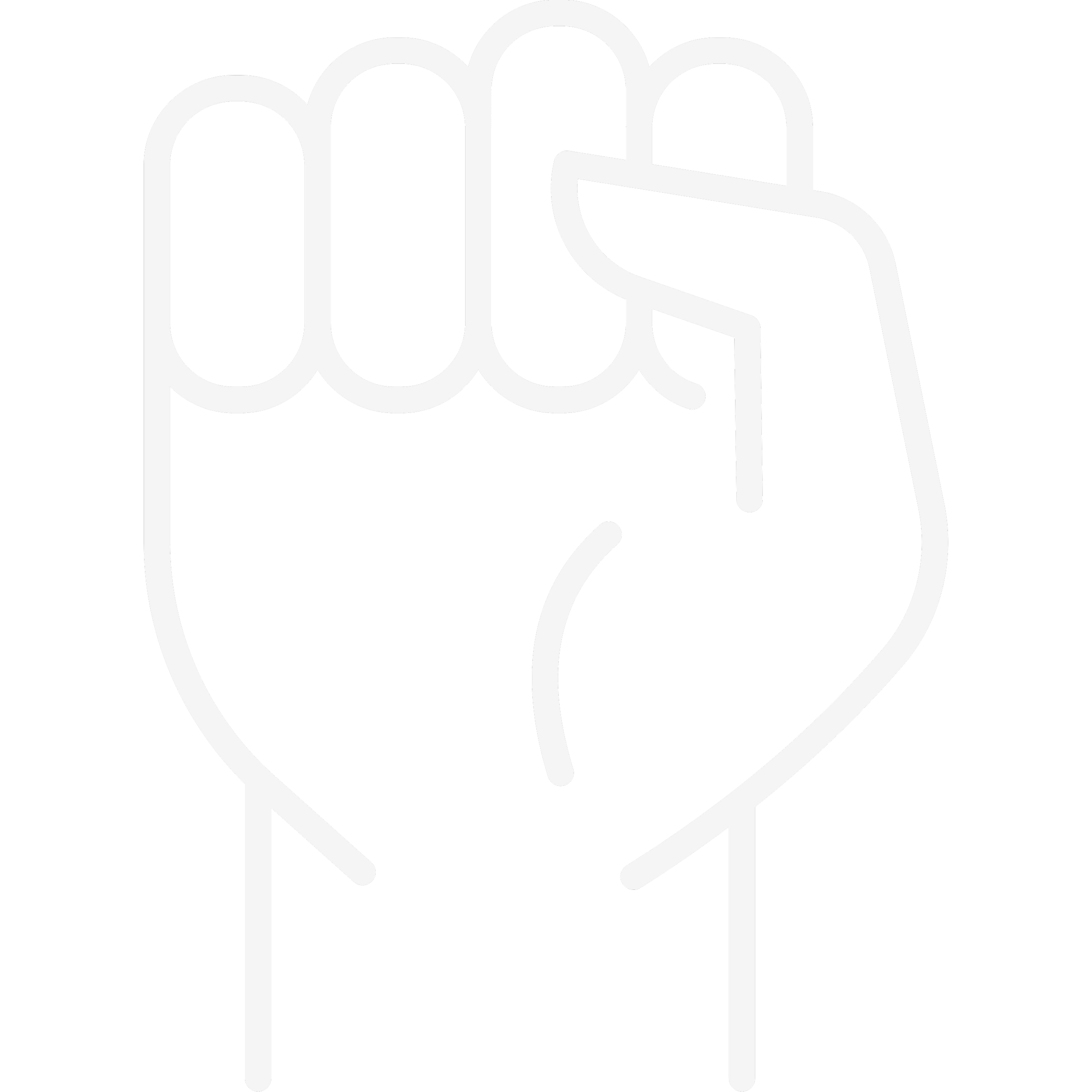 Icon einer Faust, welche den Widerstand symbolisiert