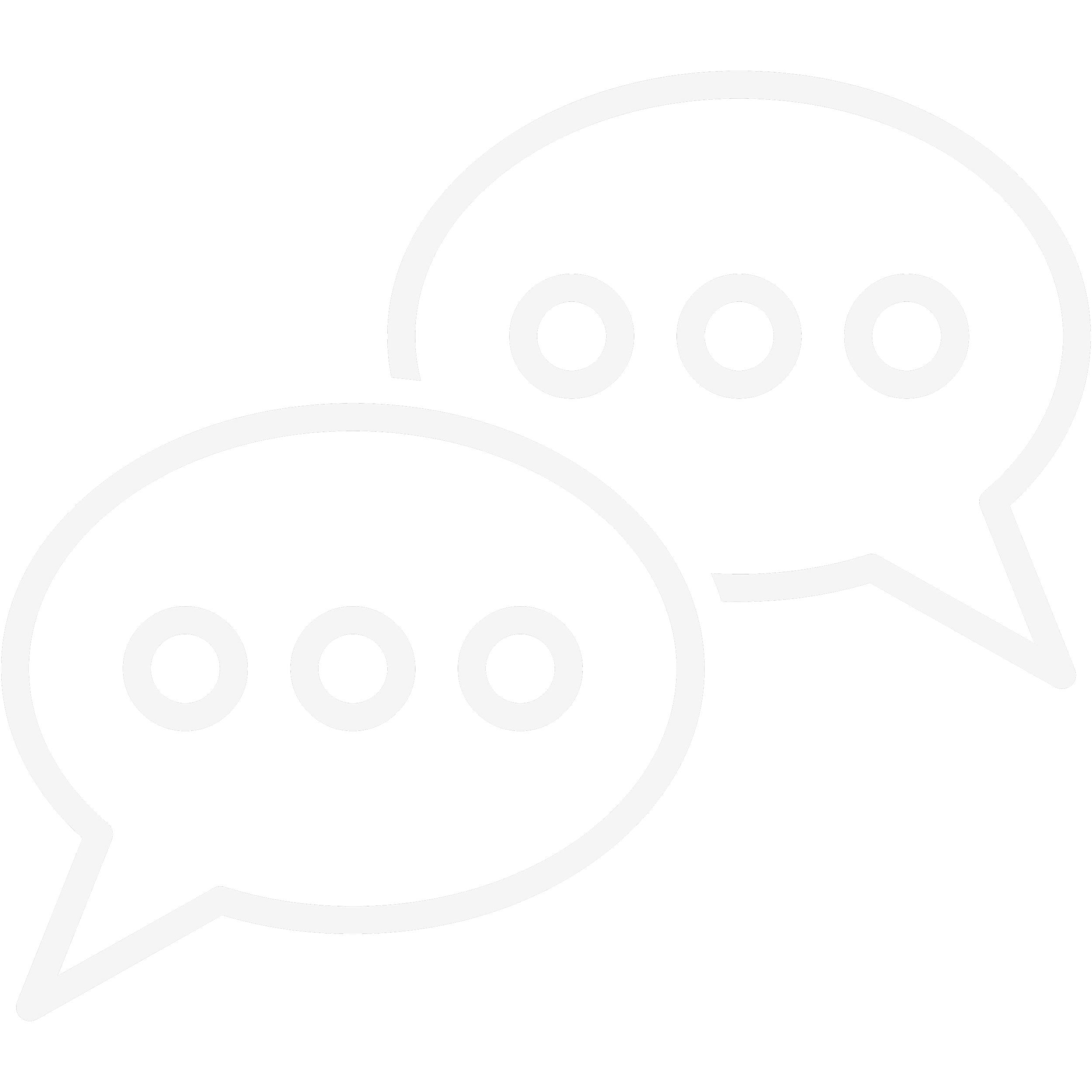 Zwei Sprechblasen Symbol