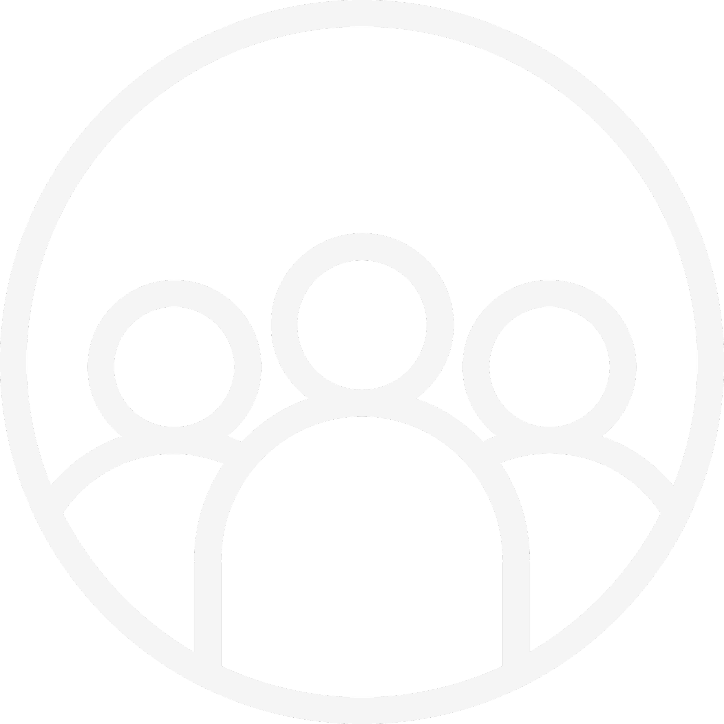 Symbol von einem dreiköpfigen Team