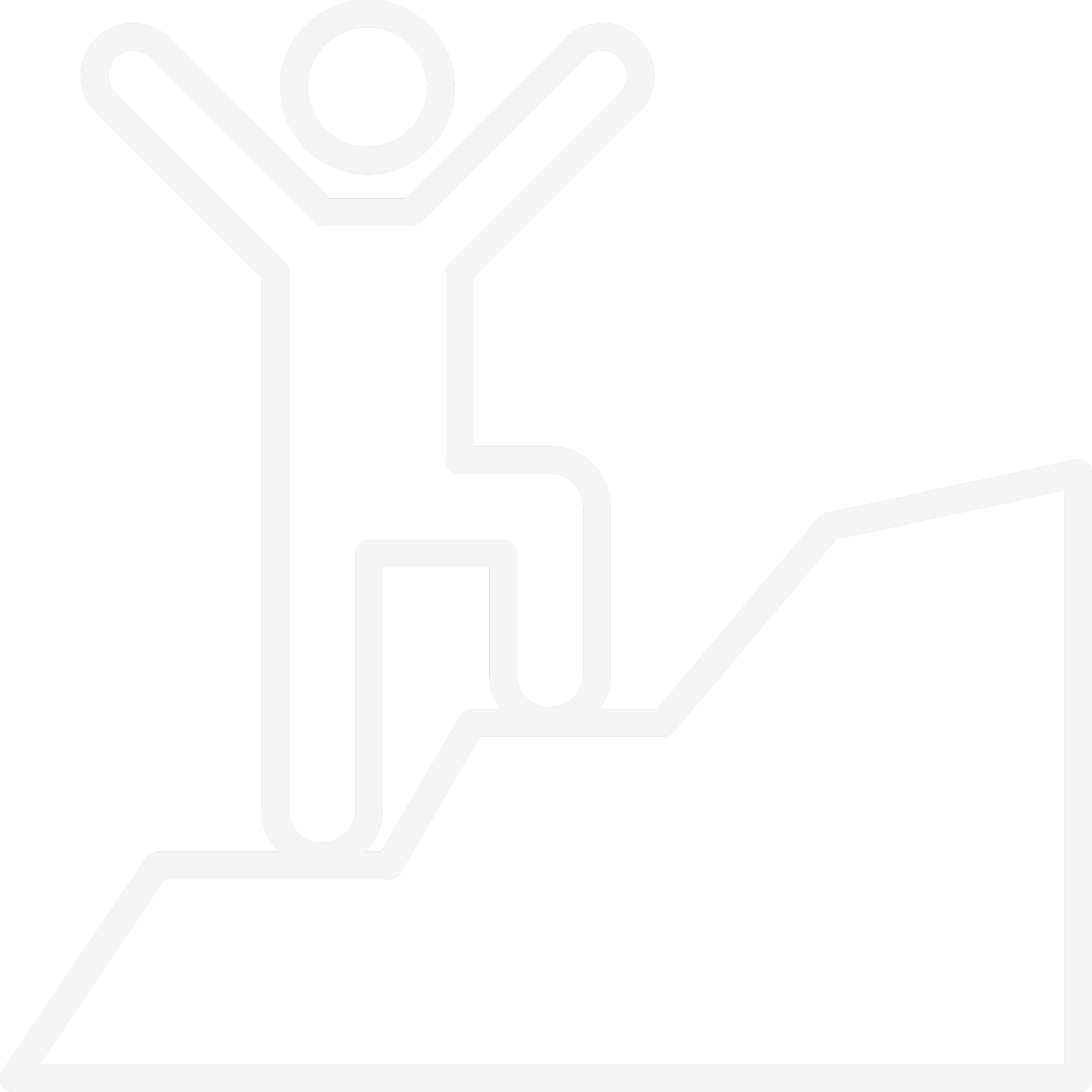 Icon von einem Menschen, der einen Hügel erklimmt