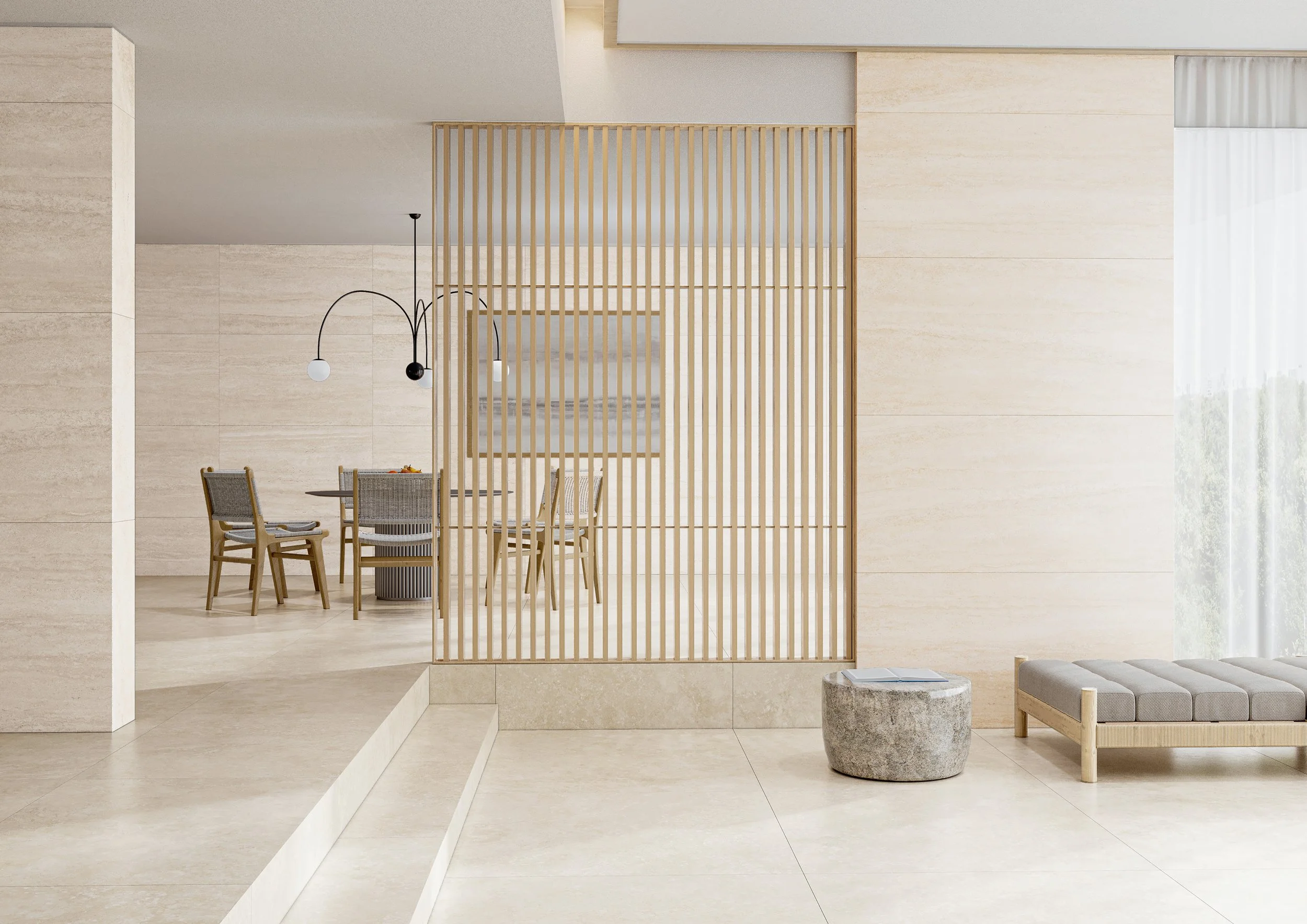 Amb Rapolano Almond 90x90 Travertino Almond 60x120.jpg