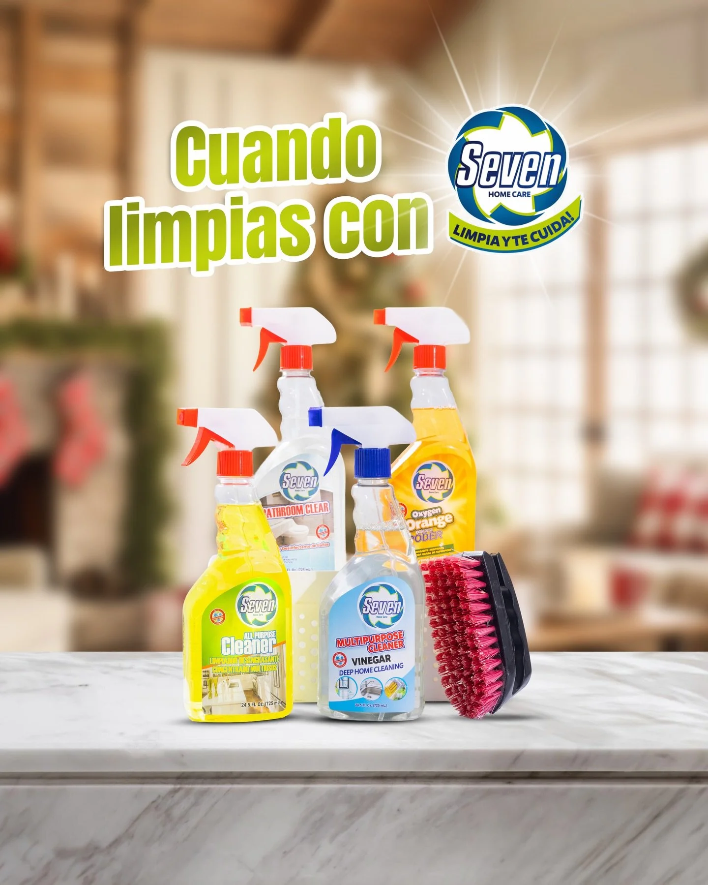 &iquest;Listos para los mejores recuerdos? Con Seven dejas tu casa impecable para esos momentos que importan. ❤️🎁✨