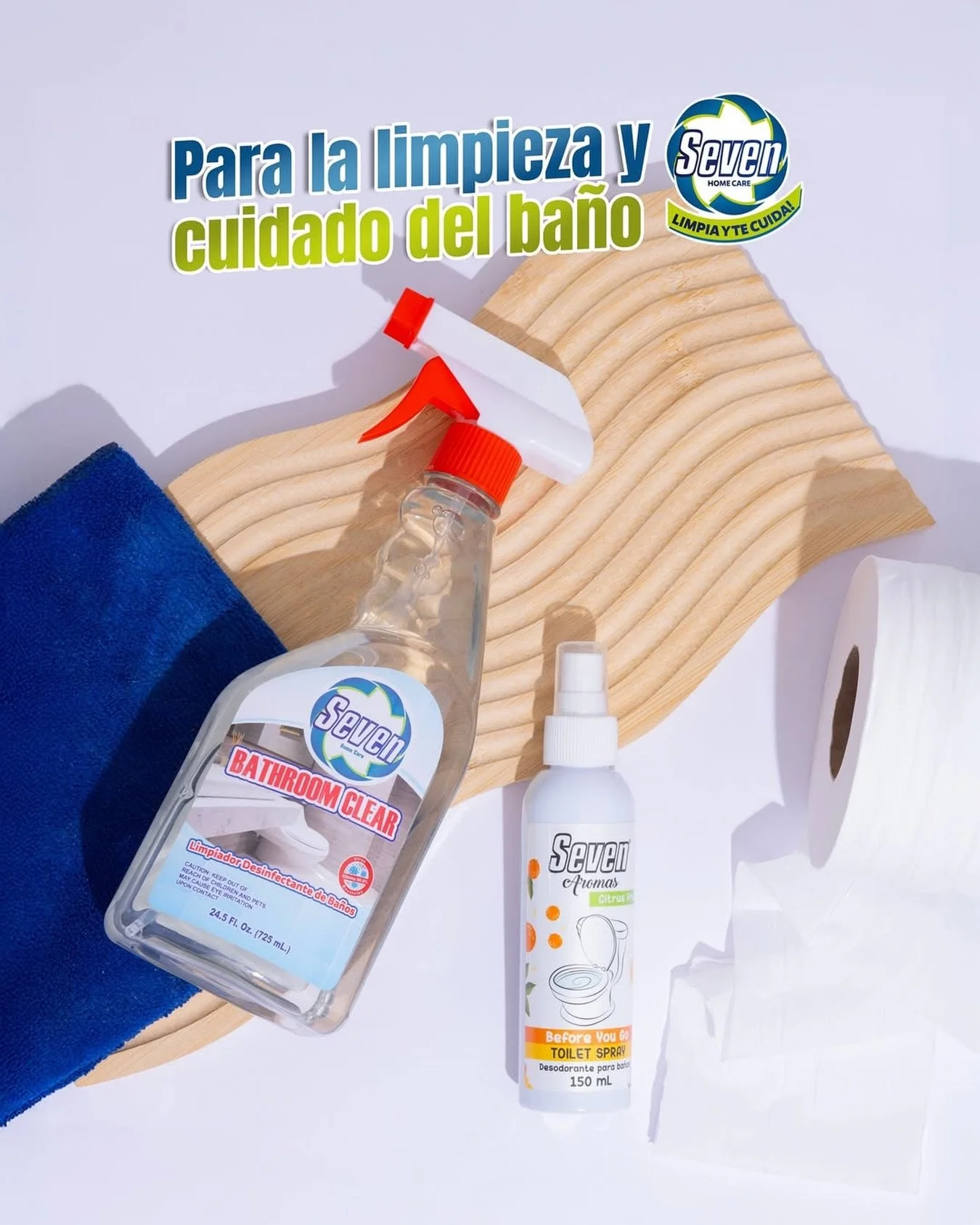 Que el ba&ntilde;o huela bien y brille como nuevo no tiene que ser milagro&hellip; &iexcl;solo necesitas Seven!🧼✨