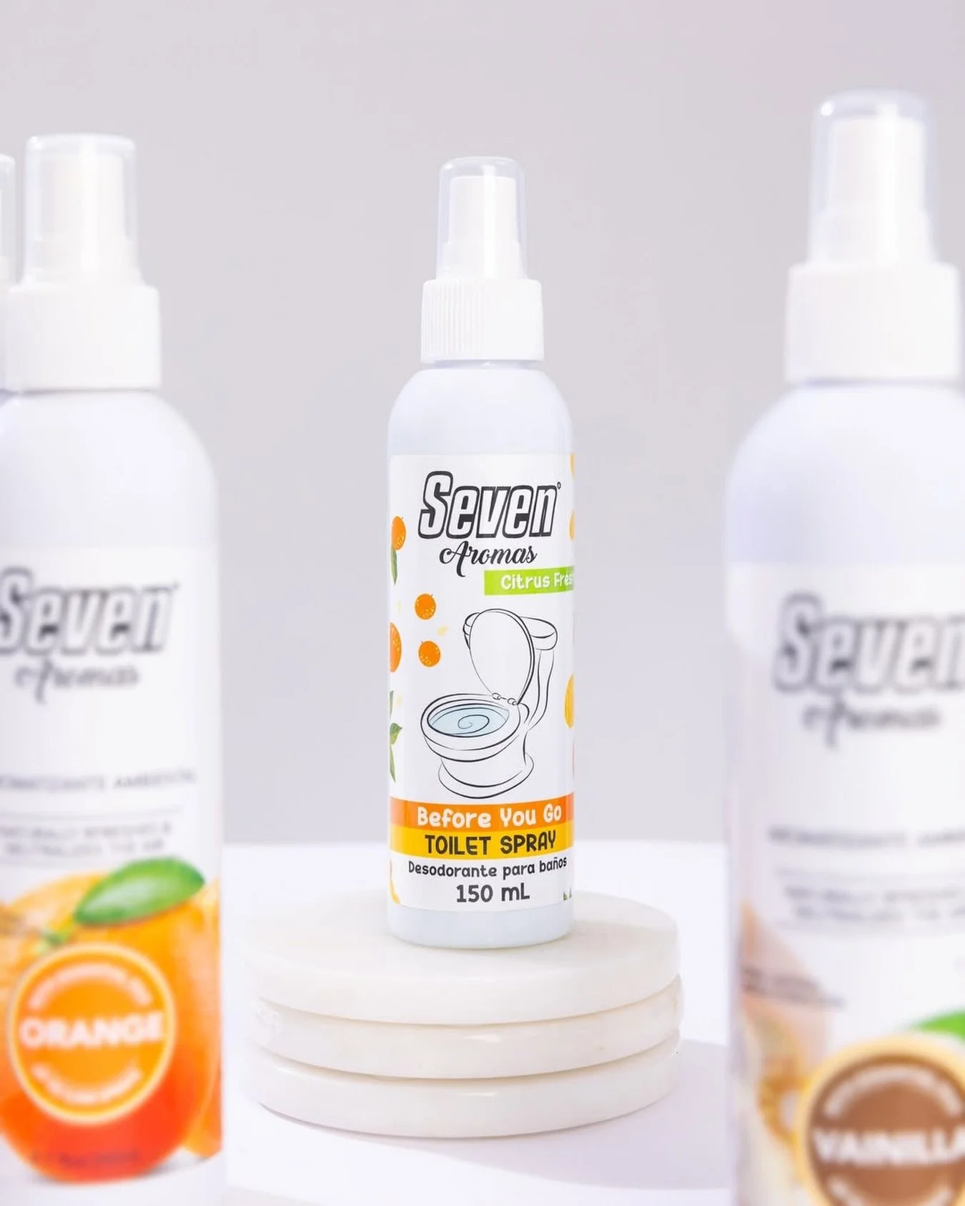 Adi&oacute;s malos olores, hola frescura🍋🌬️ Before You Go de Seven Aromas neutraliza olores al instante y deja una fragancia c&iacute;trica y discreta. Ideal para ba&ntilde;os, pr&aacute;ctico, eficaz y f&aacute;cil de usar.✨🚽