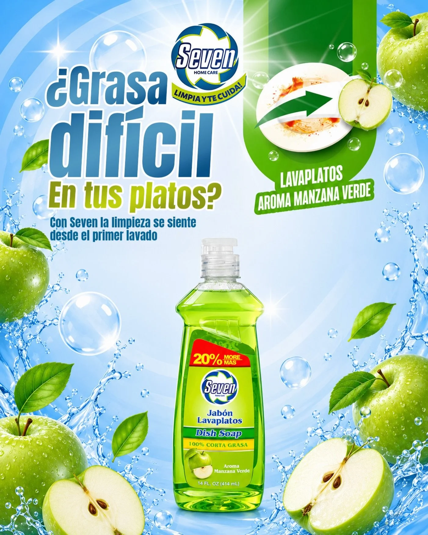 Limpieza que cuida &mdash; acci&oacute;n eficaz contra la suciedad con una fragancia suave que convierte el fregadero en un momento agradable. 🧼💚🏡