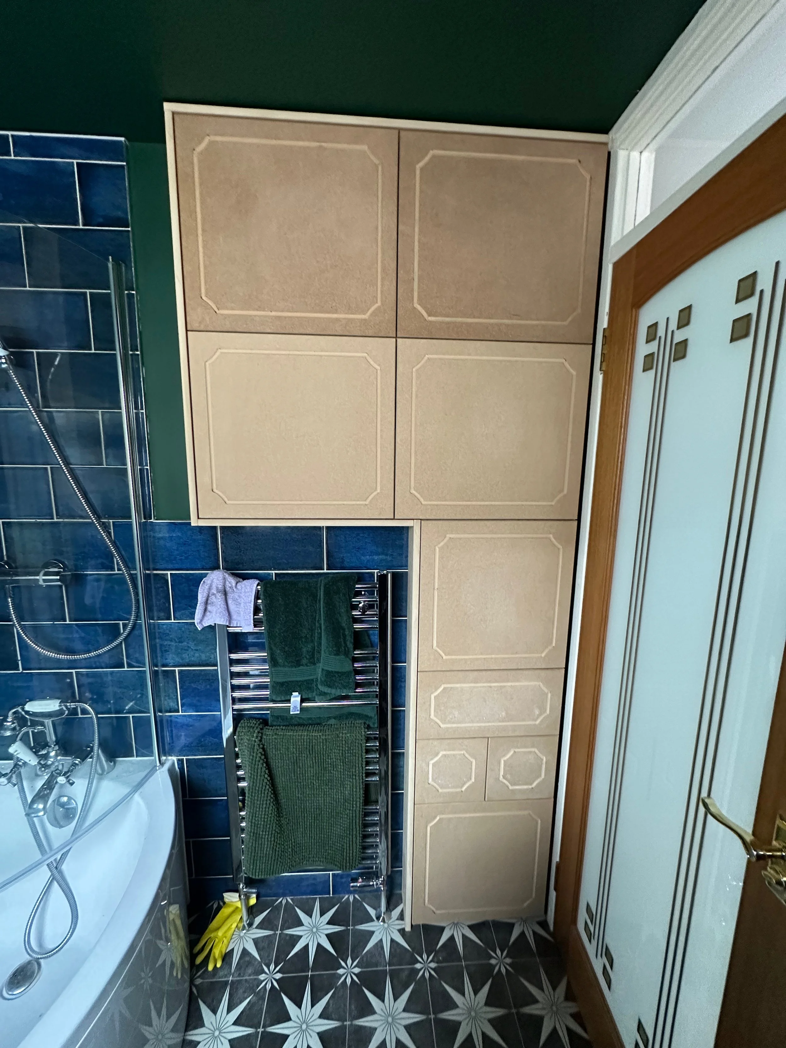 Bespoke bathroom storage cabinets