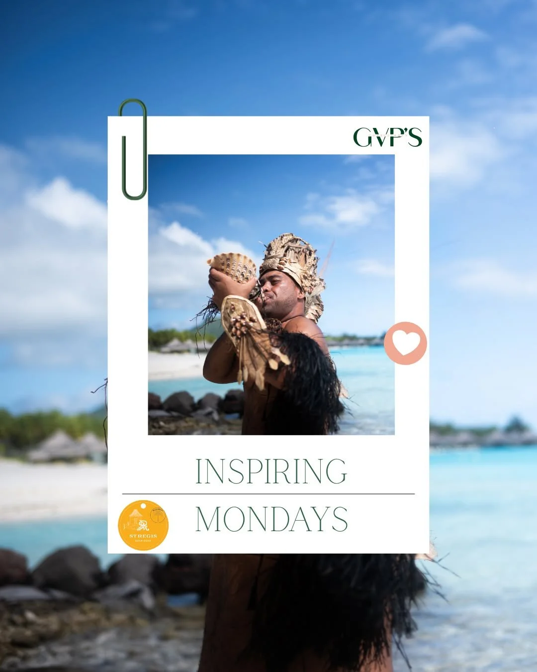 ✨ Inspiring Mondays ✨

In a world that moves fast, there&rsquo;s beauty in slowing down &mdash; in listening, observing, and honouring the traditions that connect us 🌺✨

At The St. Regis Bora Bora, moments like this remind us that inspiration often 