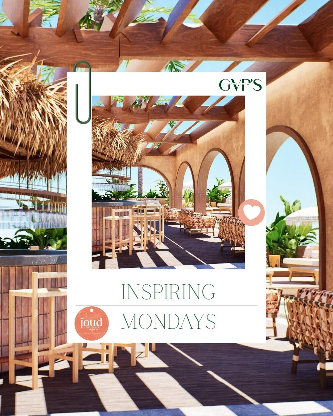 ✨ Inspiring Mondays ✨

Warm light, natural textures, and open-air spaces designed to slow everything down. At Joud by the Sea, inspiration comes from simplicity &mdash; where architecture blends seamlessly with nature and every detail invites you to 