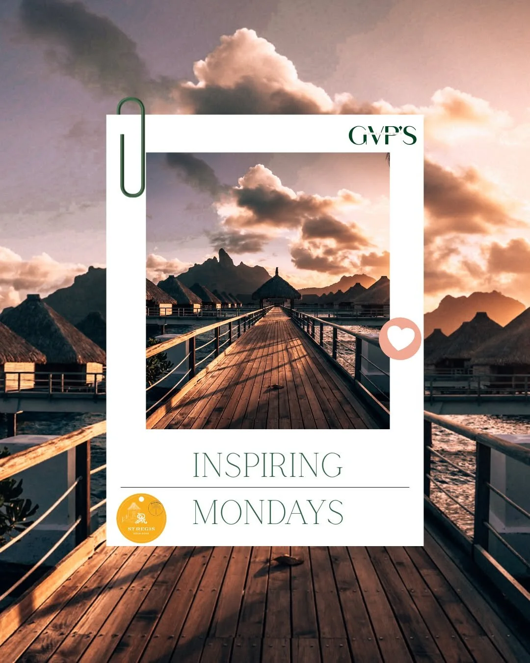 Inspiring Mondays ✨

Some places gently remind us to slow down &mdash; and simply move forward with intention.

As the day begins at The St. Regis Bora Bora, this quiet walkway over the lagoon feels like an invitation: to pause, to breathe, and to le
