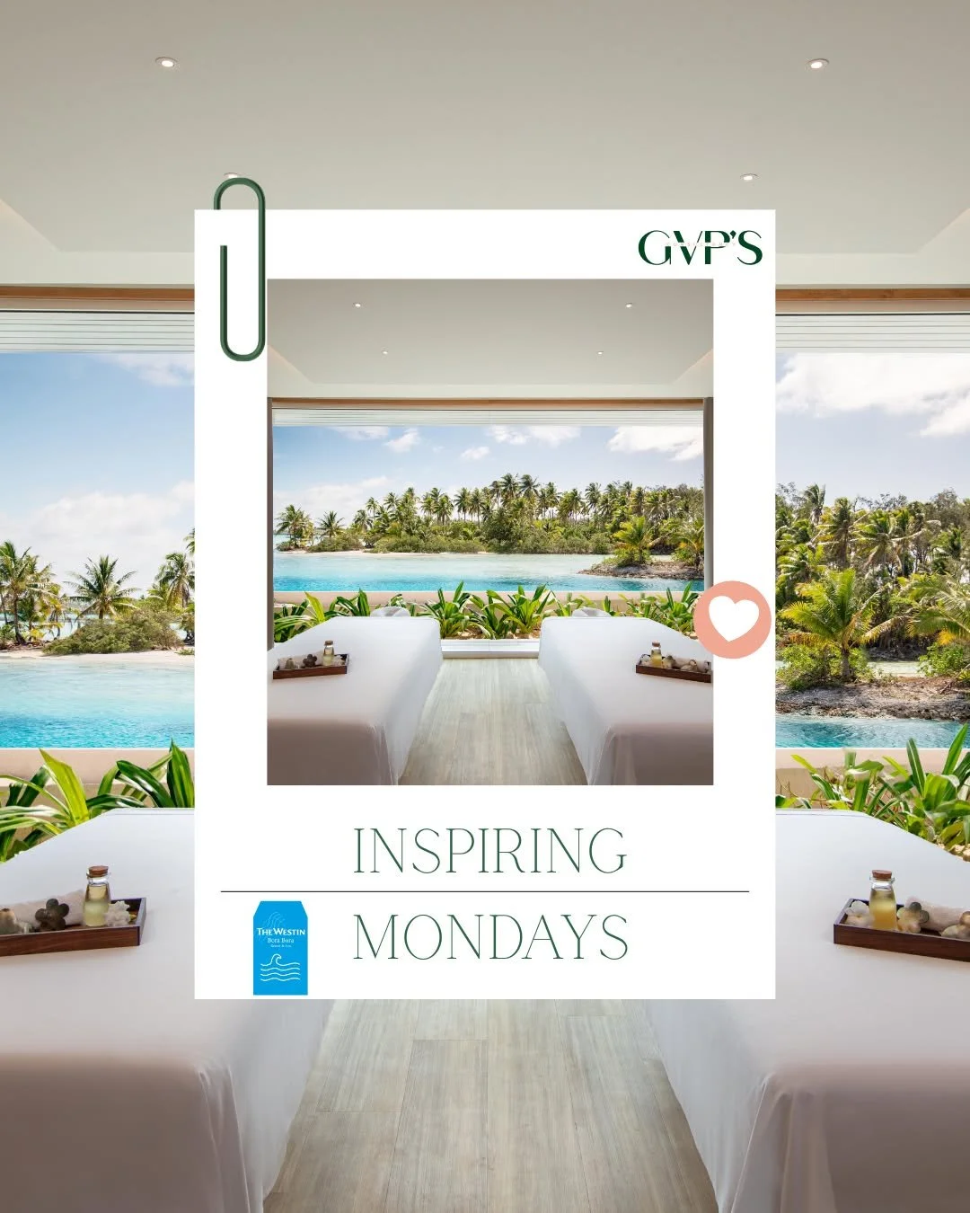 Inspiring Mondays 🌿✨

Bank Holiday Mondays are made for slowing down&hellip; for embracing a gentler rhythm and allowing yourself to simply be.

At The Westin Bora Bora Resort &amp; Spa, moments like these take on a new meaning &mdash; where the cal