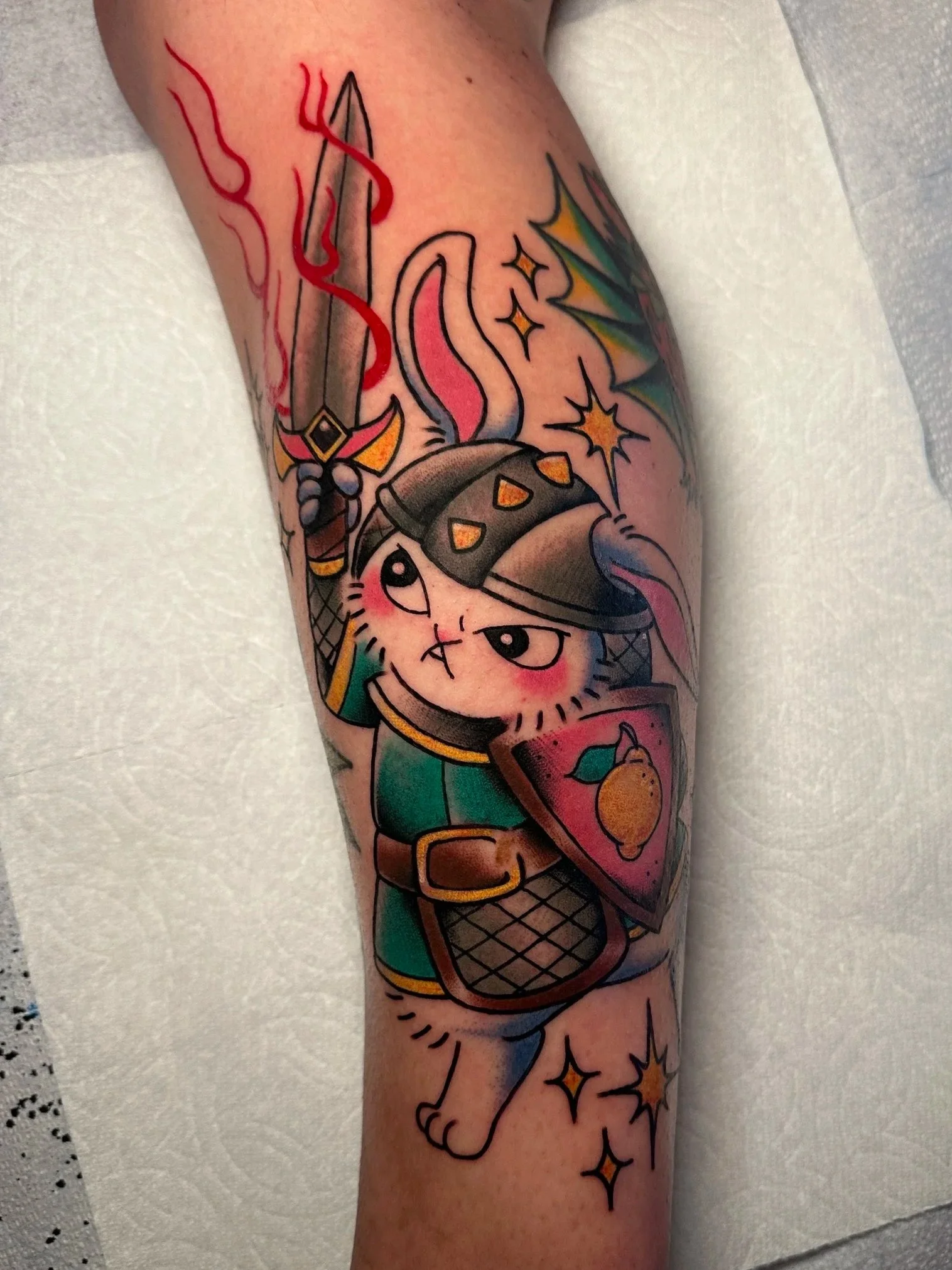 Woman tattoo artist in North Park, San Diego ktrantattoos