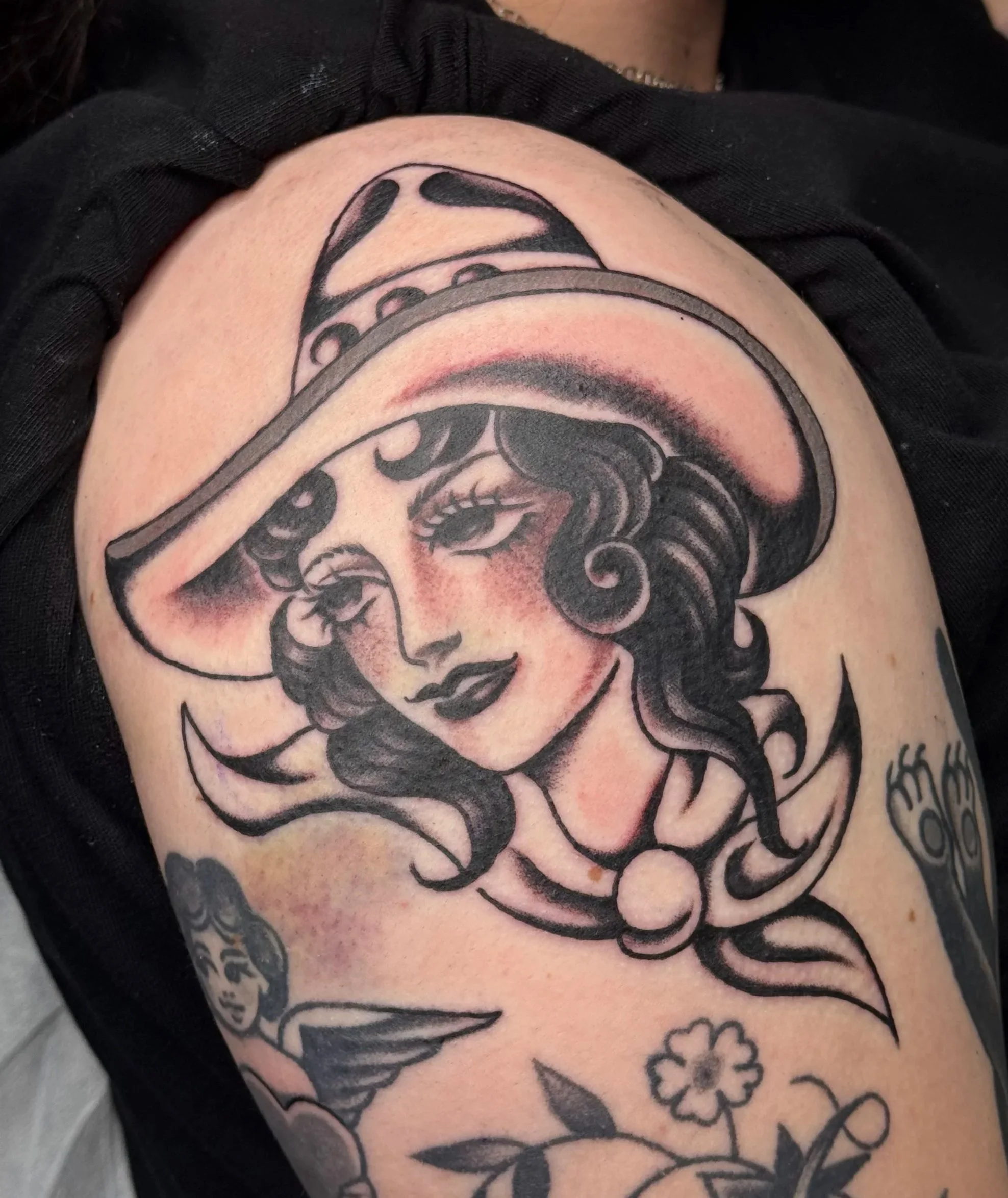 Woman tattoo artist in North Park, Lskinkertattoos at Lucky Cat Tattoo