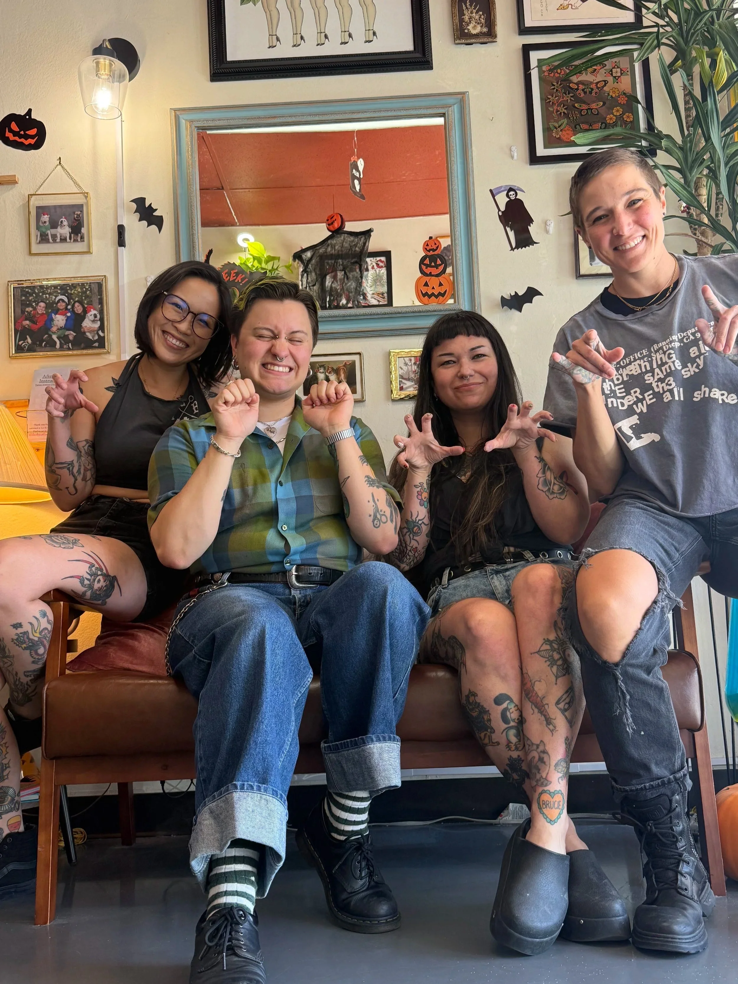 Woman, Queer & POC owned tattoo shop in San Diego, Lucky Cat Tattoo